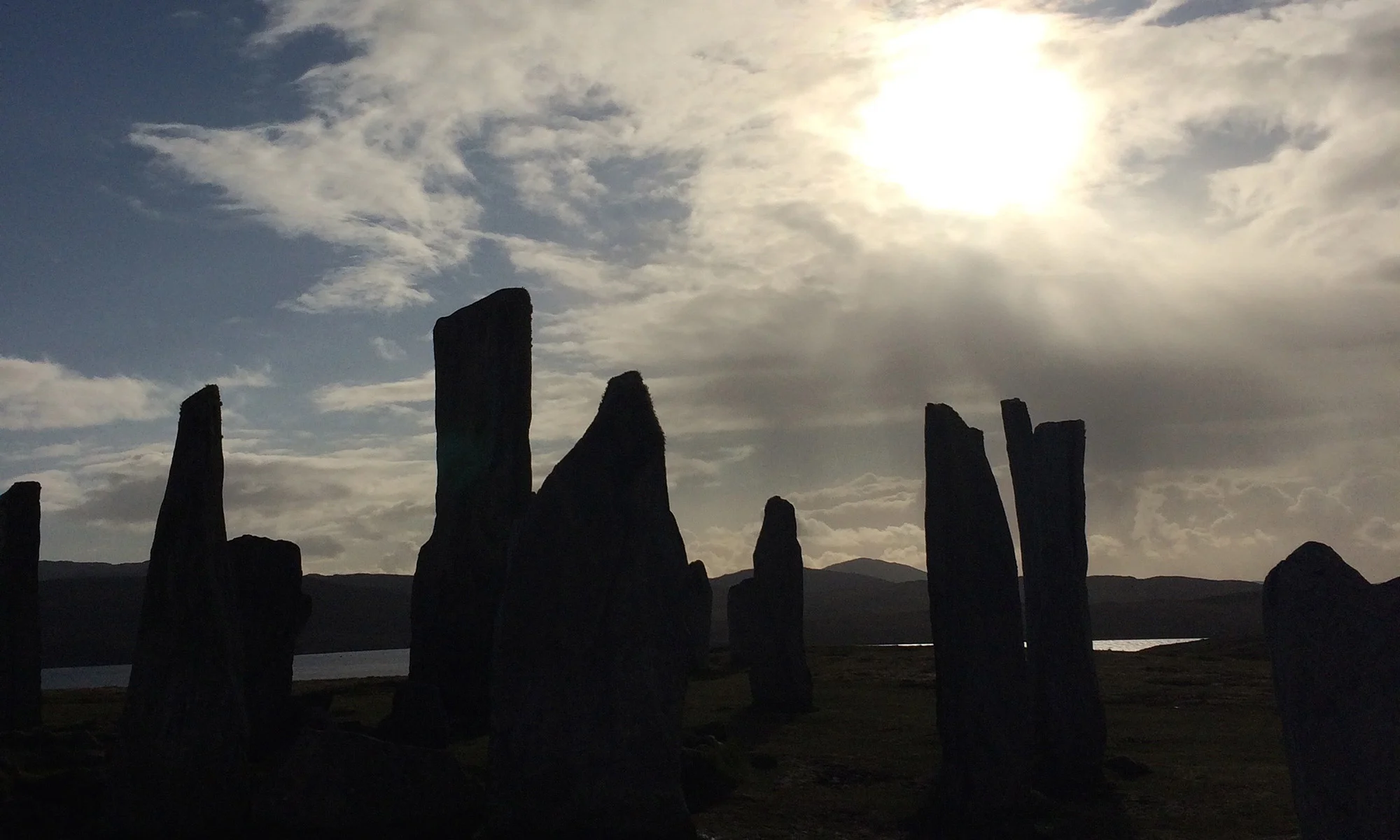 Callanish standing stones on the Isle of Lewis
