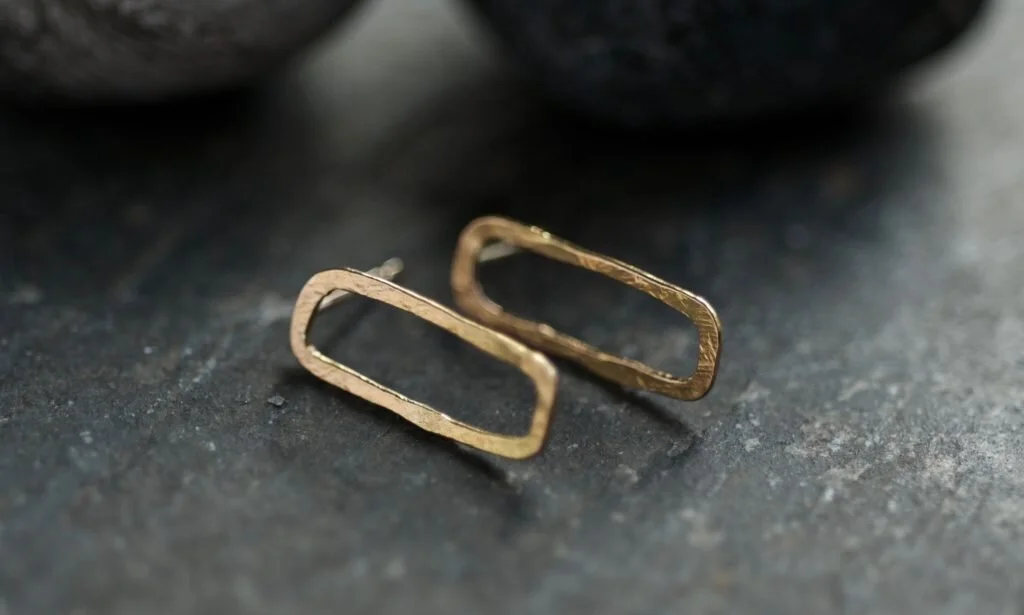 Open Rectangle studs