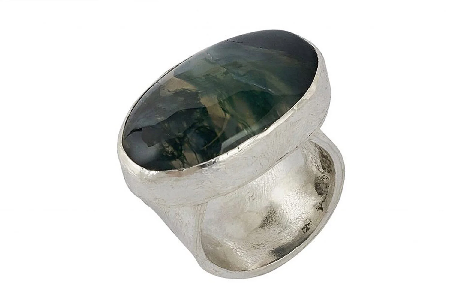 STATEMENT MOSS AGATE RING (Copy) (Copy)