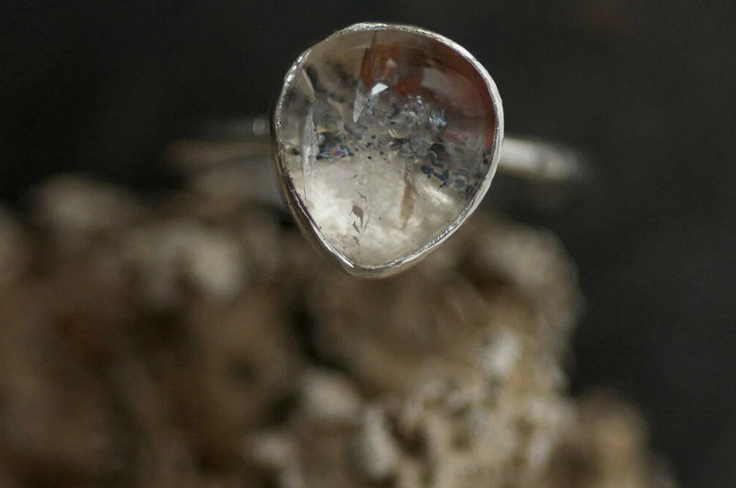 TEAR SHAPED QUANTUM QUATTRO RING (Copy) (Copy)