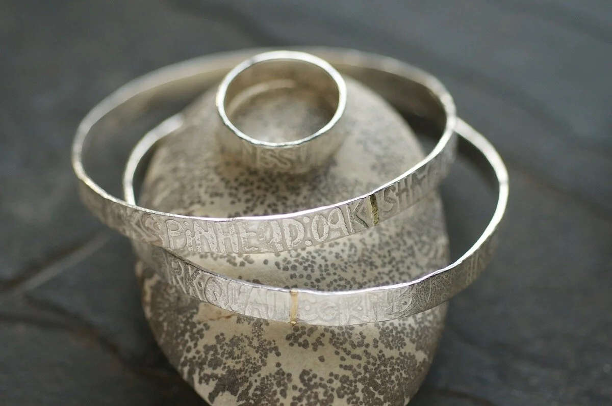 Talisman bangles inspired by nature