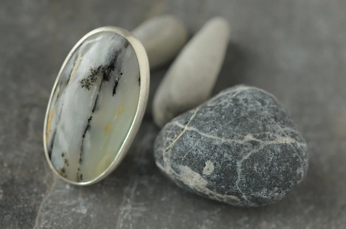 Statement opal ring