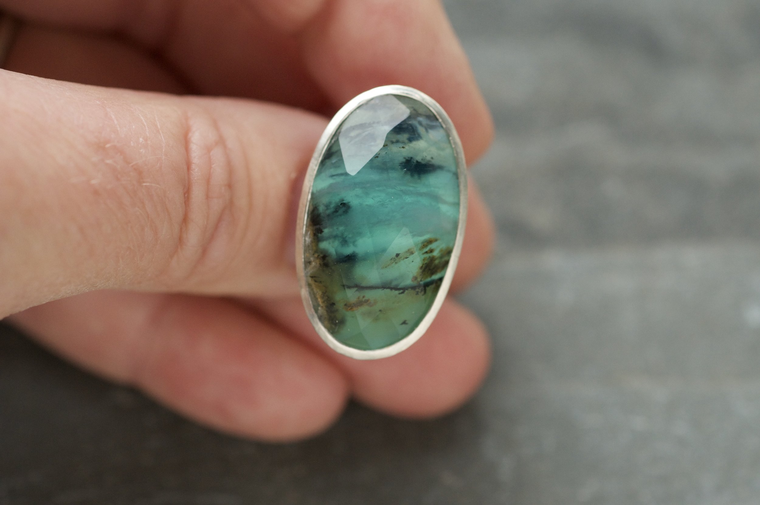 Peruvian blue opal rock pool ring 2.jpeg