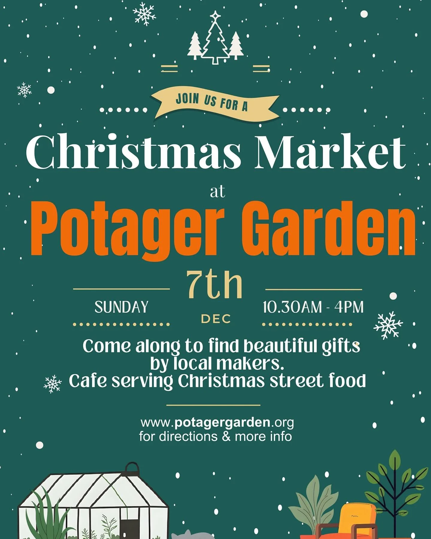 This time next week!!!! 

CHRISTMAS FAIR - POTAGER GARDEN - SUN 7 DEC 2025

It&rsquo;s that time of year again! Excited to be selling my wares at the beautiful @potager_garden Caf&eacute; Christmas Market on Sunday 7 December from 10:30 - 16:00with 3