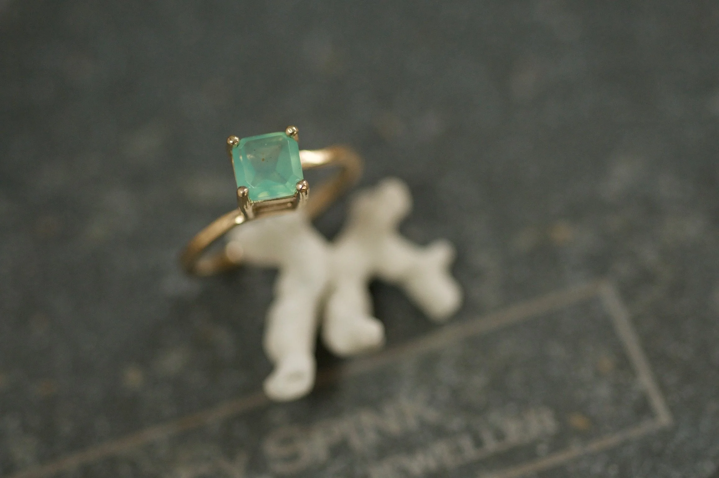 Cushion cut Peruvian blue opal ring 3.jpeg