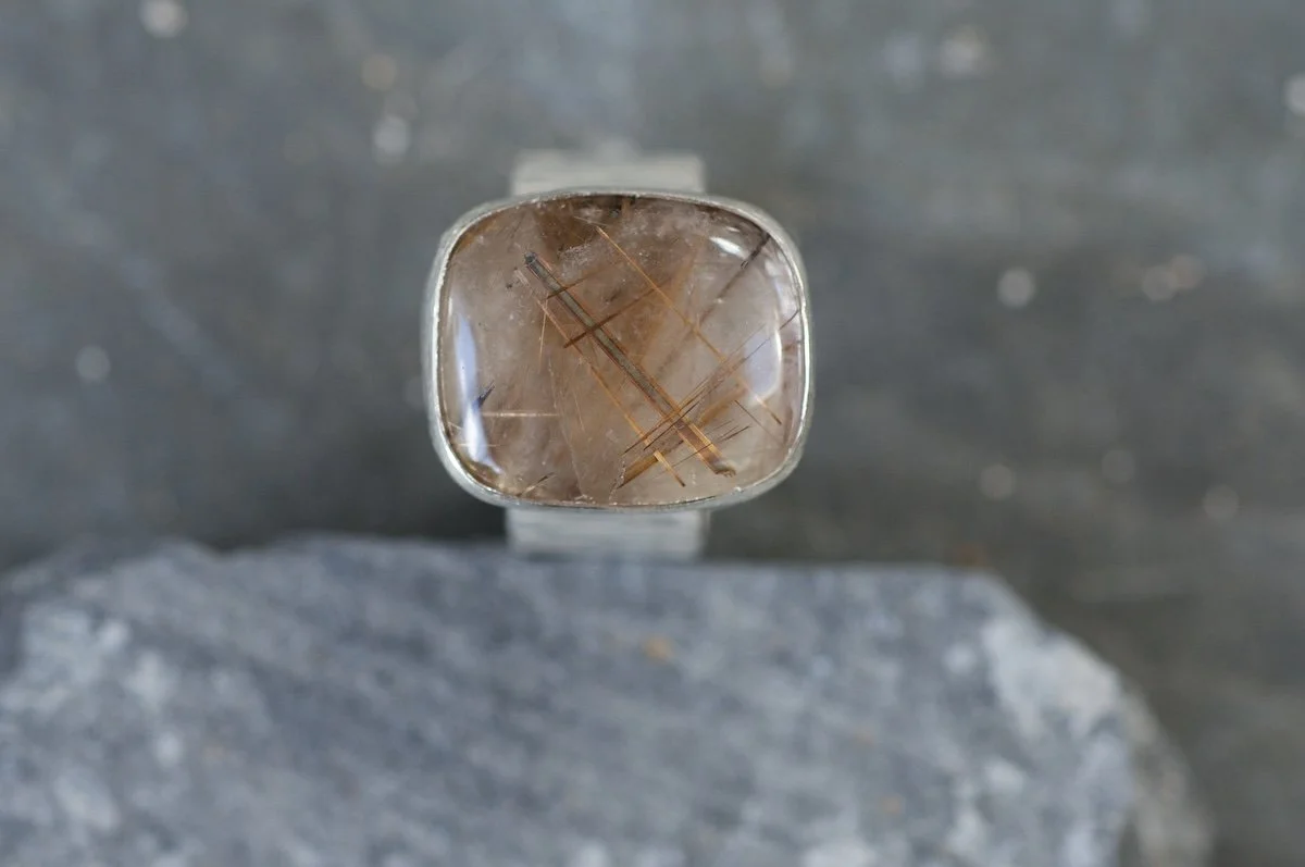 Copper Rutile ring
