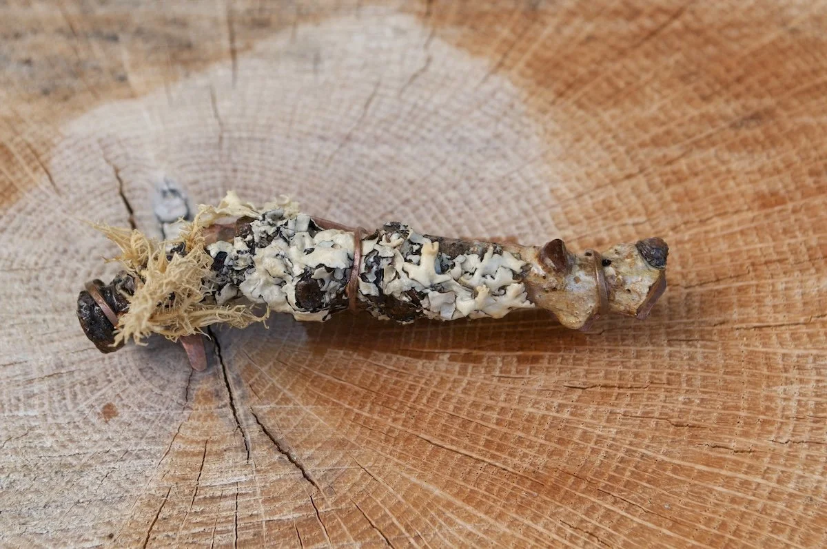 Lichen lovers brooch 2