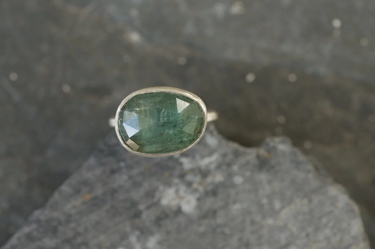 Sparkly green kyanite ring.jpeg