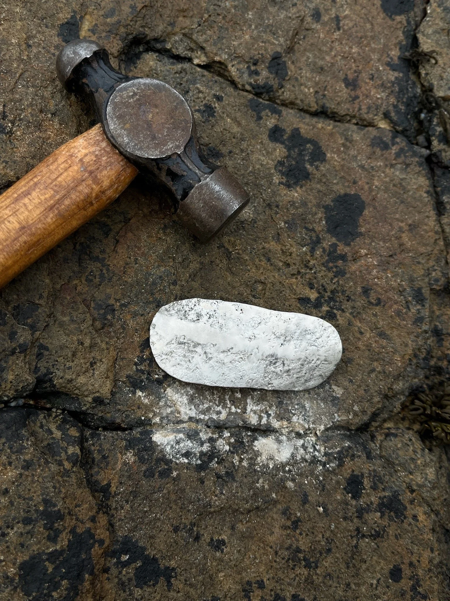 Granite hammered silver oval.JPG