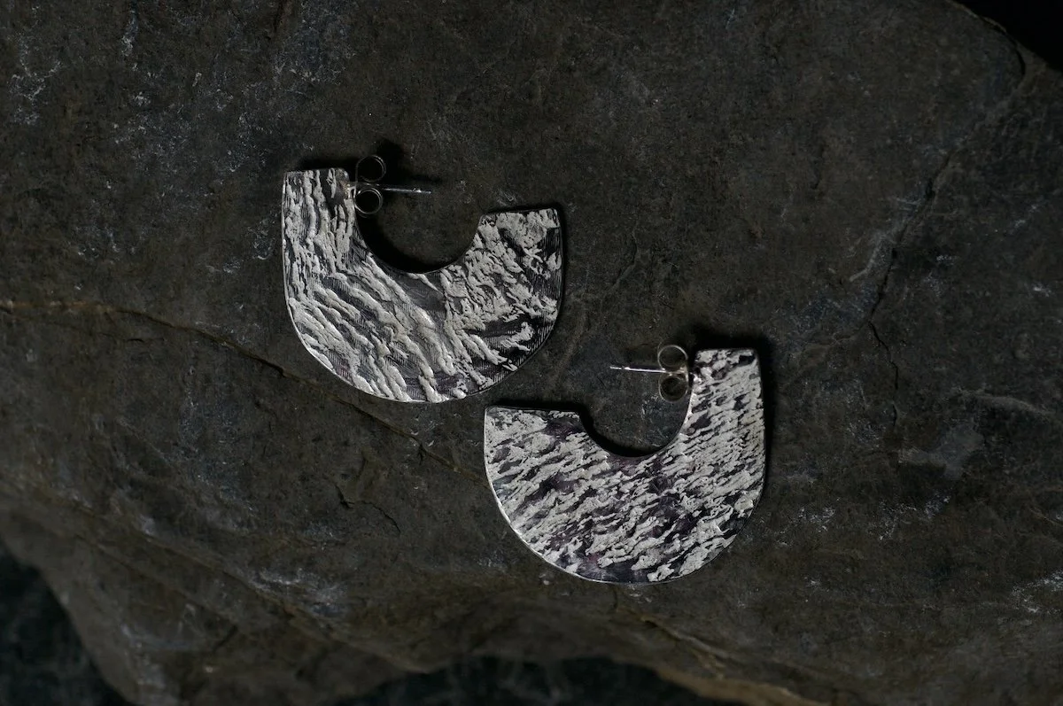 Granite silver hoop earrings 5.jpeg