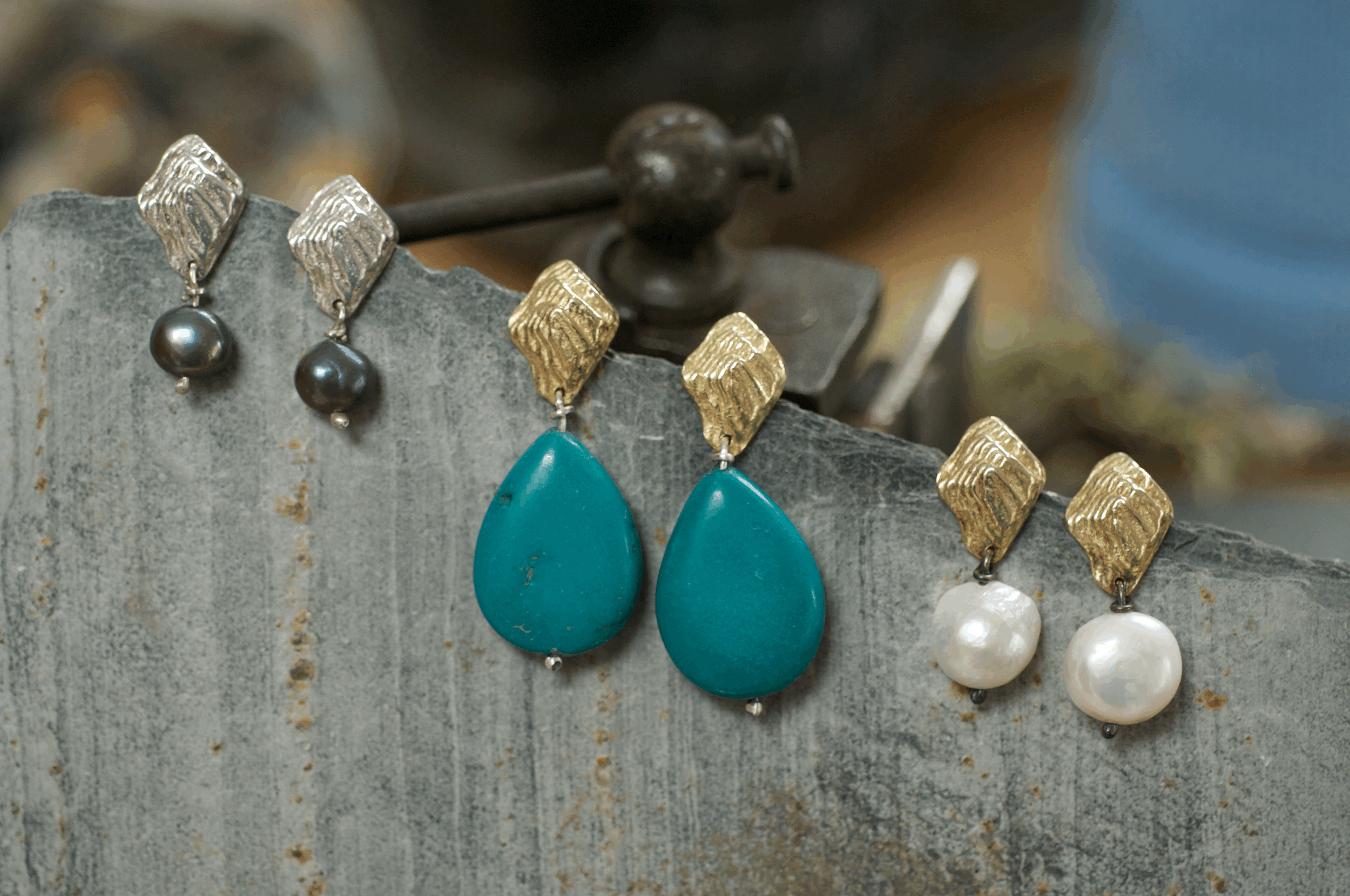 Topography earrings collection
