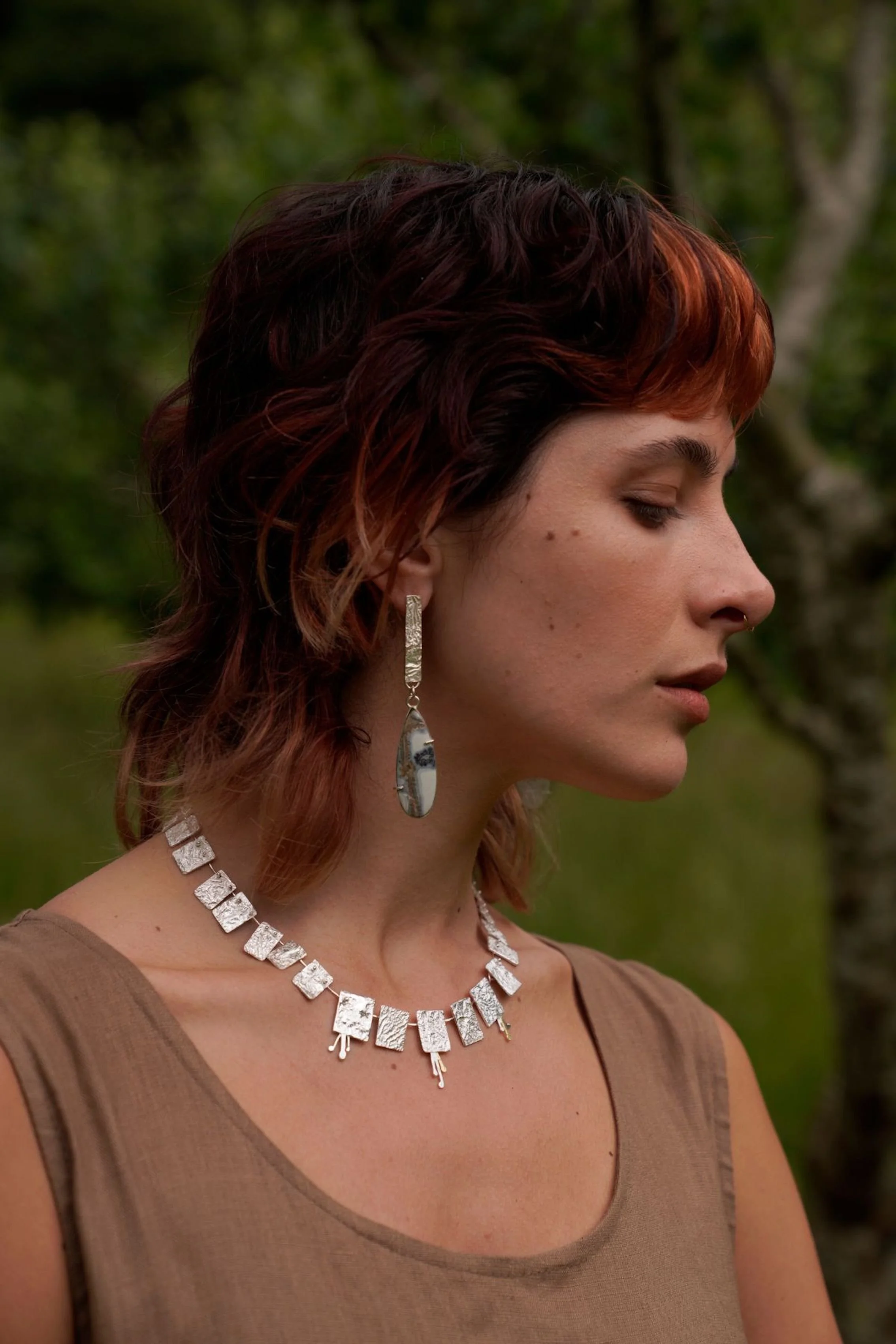 Monolith statement necklace
