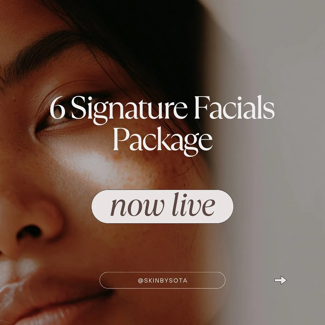 ✨ 6 Signature Facials Package $970
Savings of up to $64 and includes a free mini product! Must DM to purchase package.

skin by sota
nashville facials
nashville esthetician
nashville buccal massage
nashville facial sculpting
nashville skin