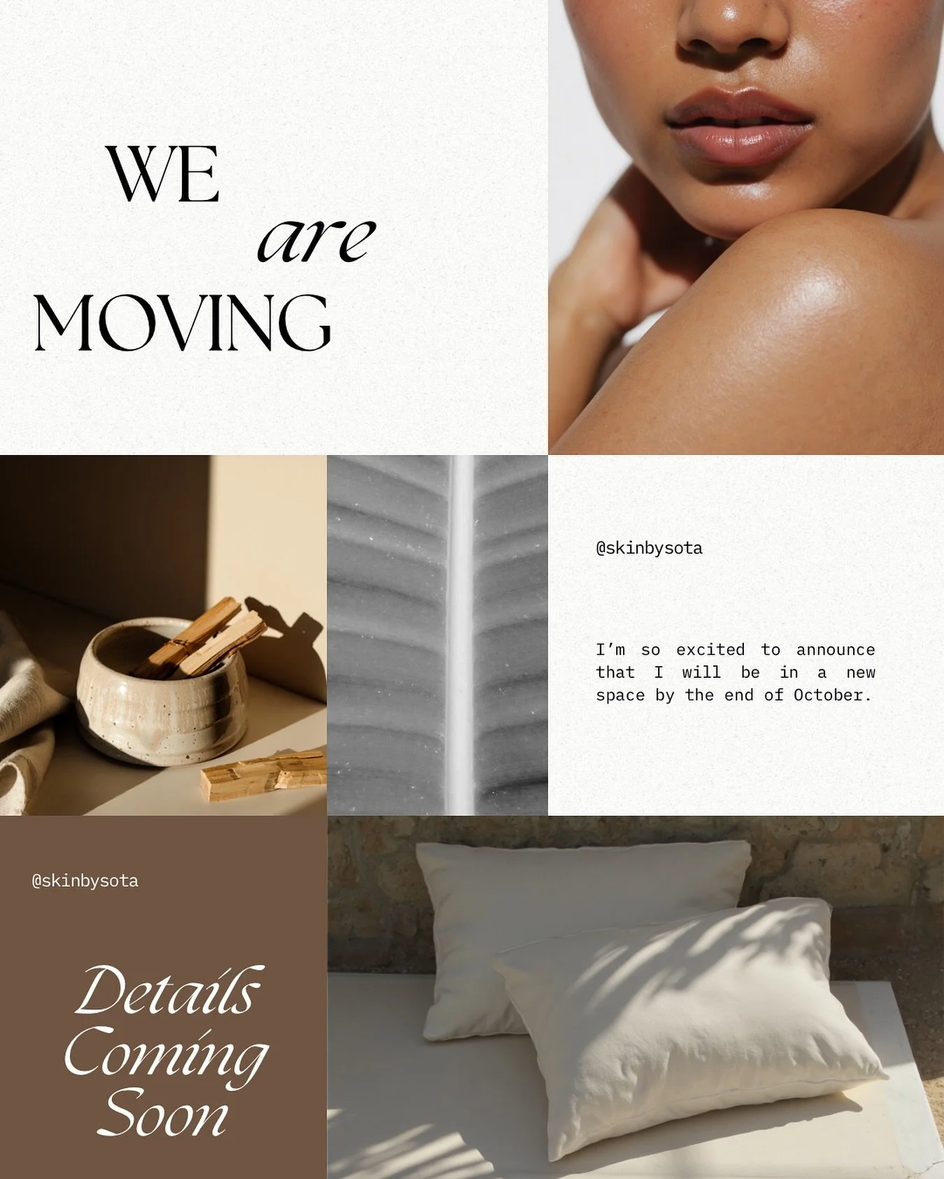 More details coming soon but I wanted to update that the last date I will be in my current location is October 9th before books are closed prepping for the new space for a couple weeks! 🤎