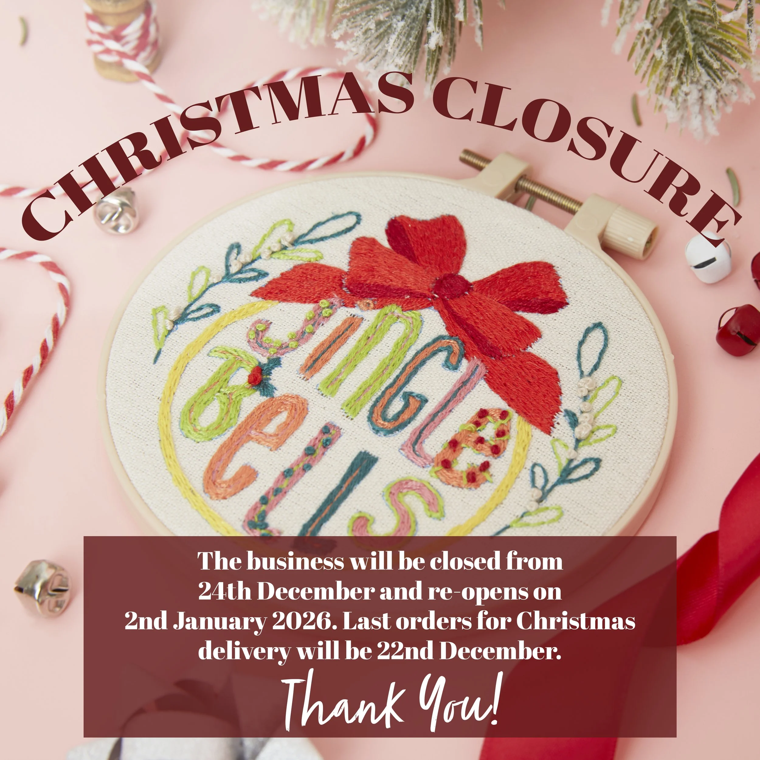 2025 Christmas Closure 