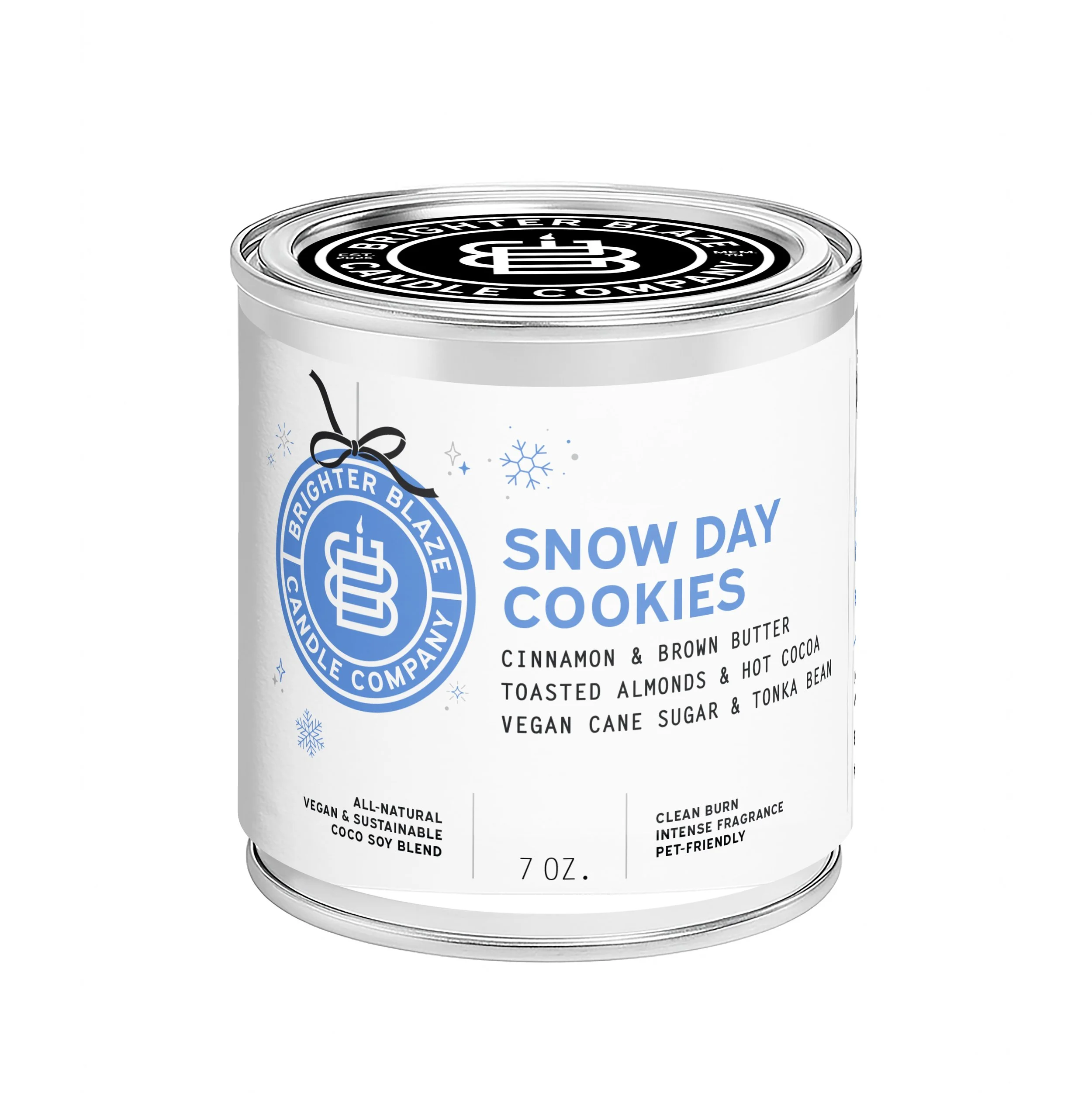 Snow Day Cookies 7oz. Tin Candle