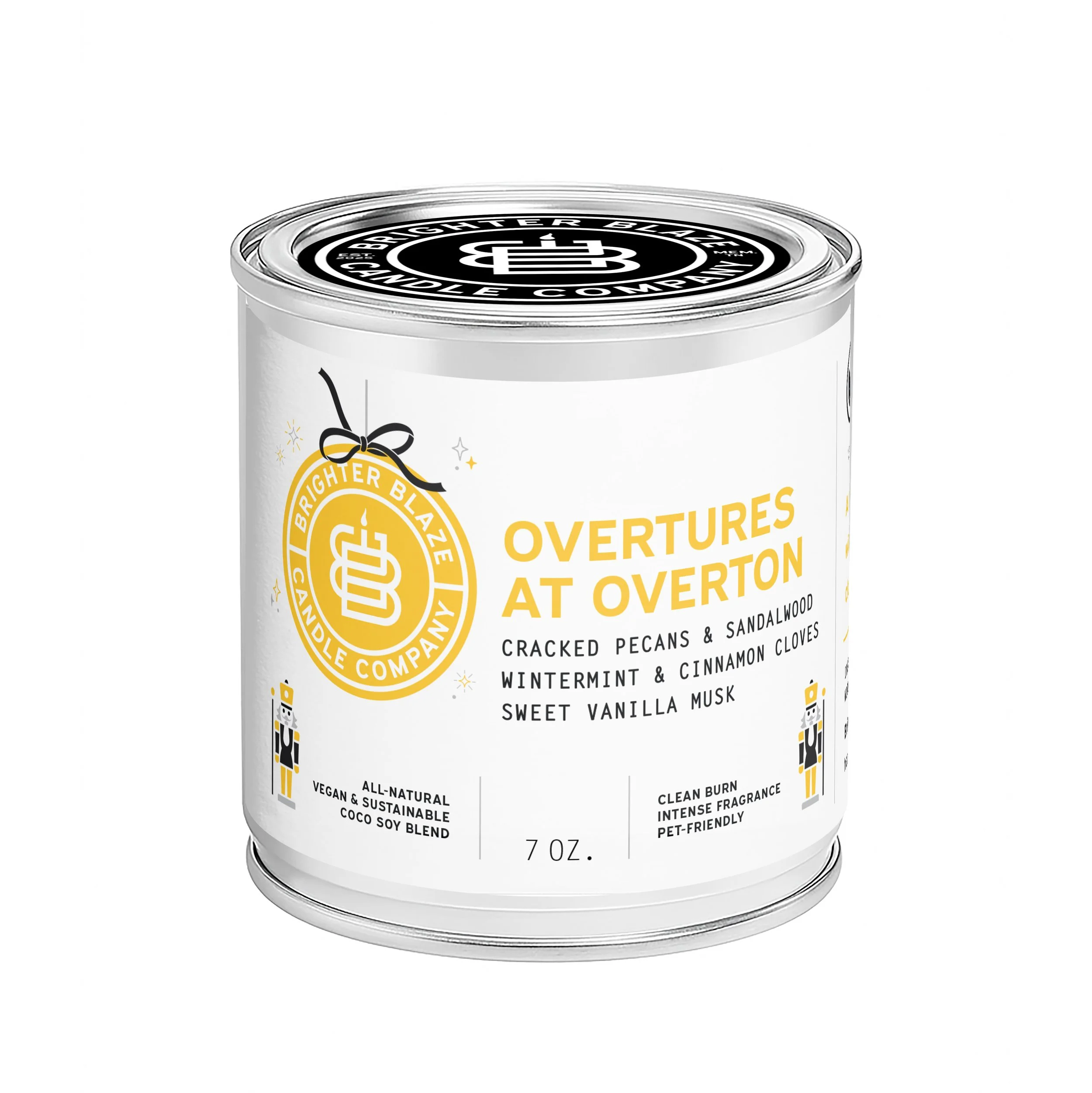 Overtures at Overton 7oz. Tin Candle