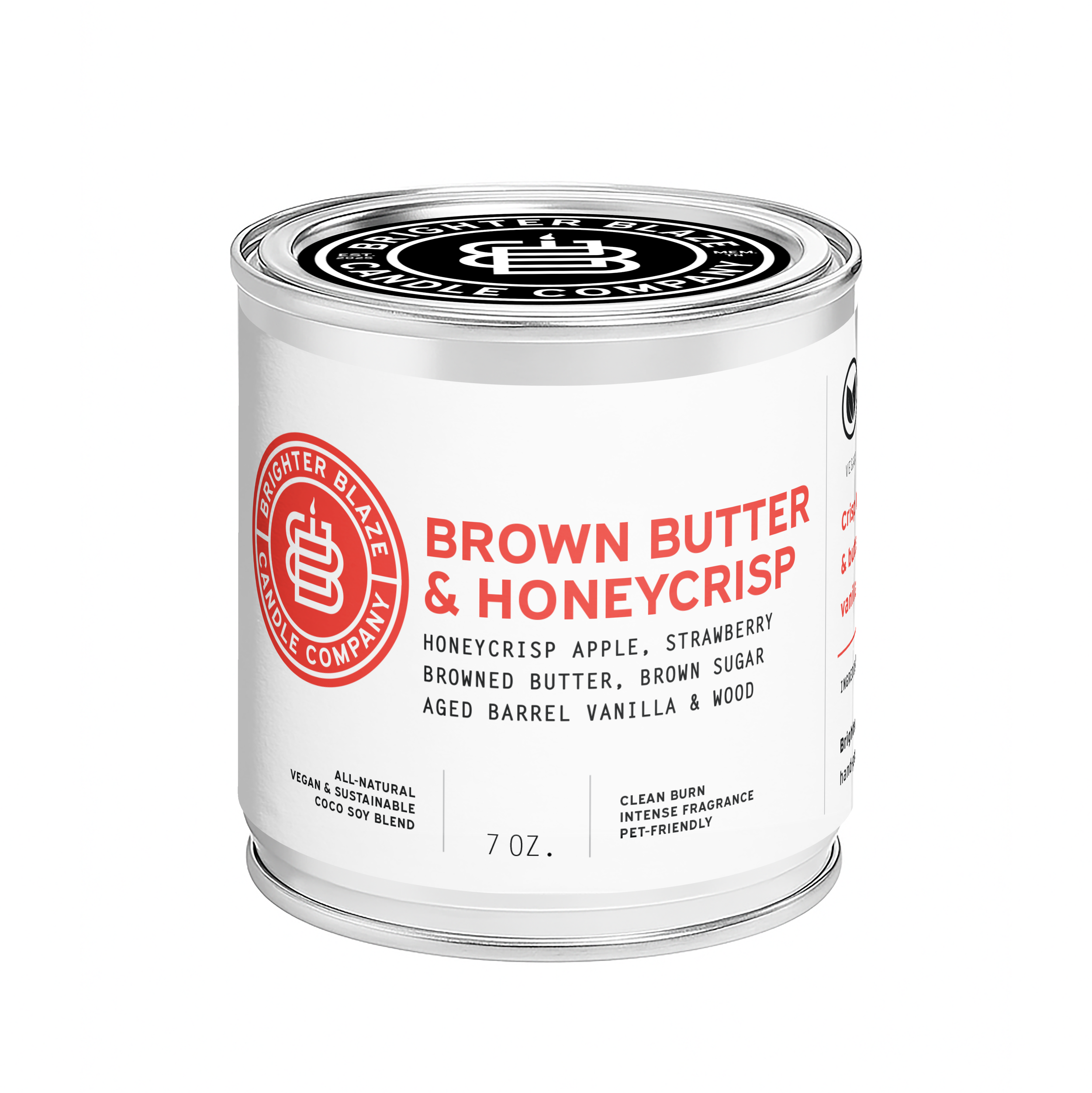 Brown Butter & Honeycrisp 7oz. Tin Candle