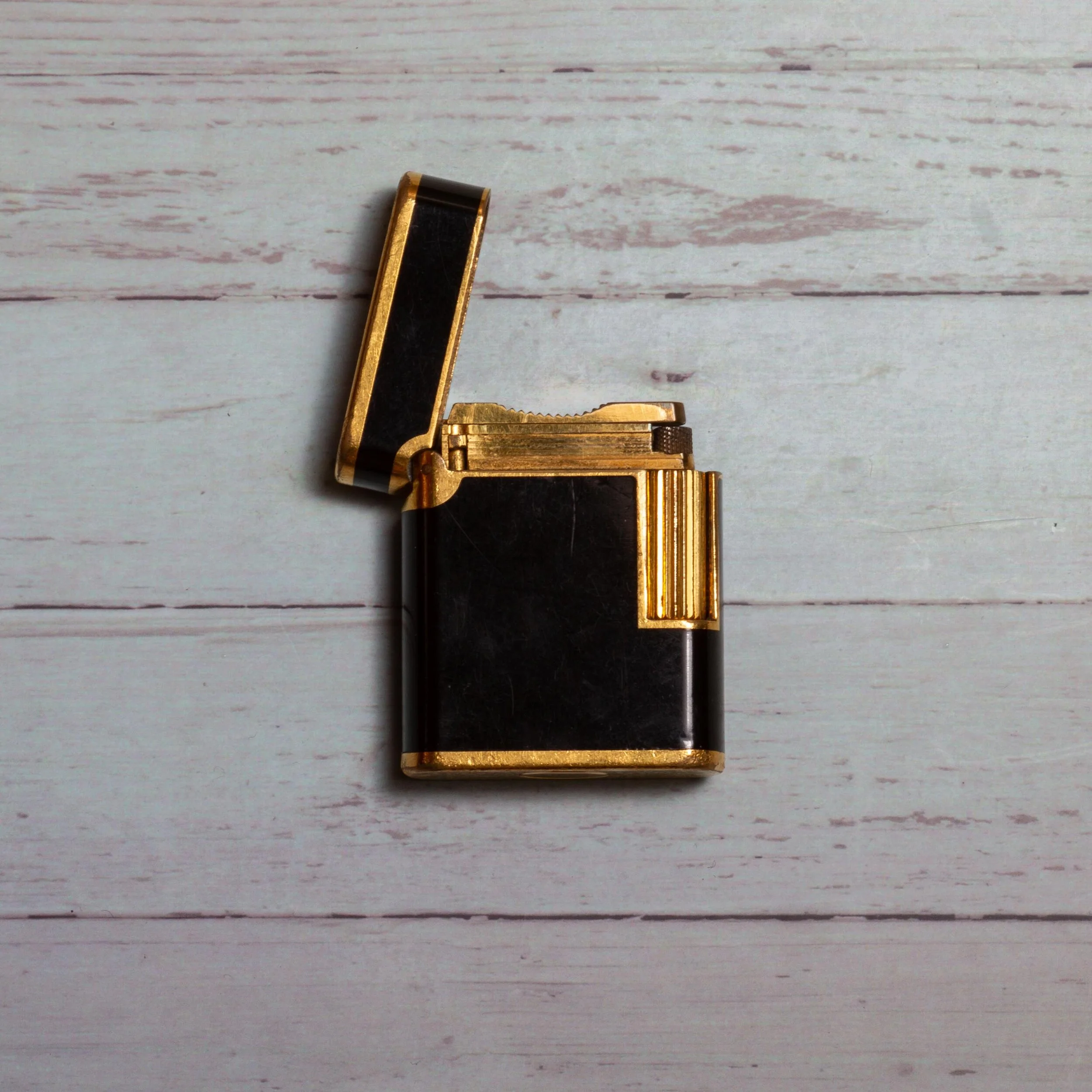 01 Accendino Cartier Laccato Nero vintage — Laboratorio Orologeria Duomo