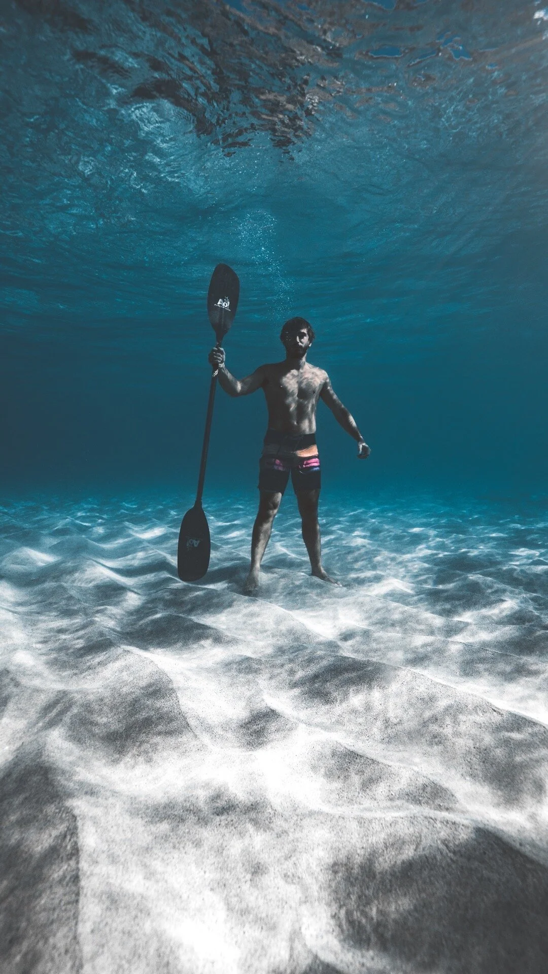 Underwater portrait photography 