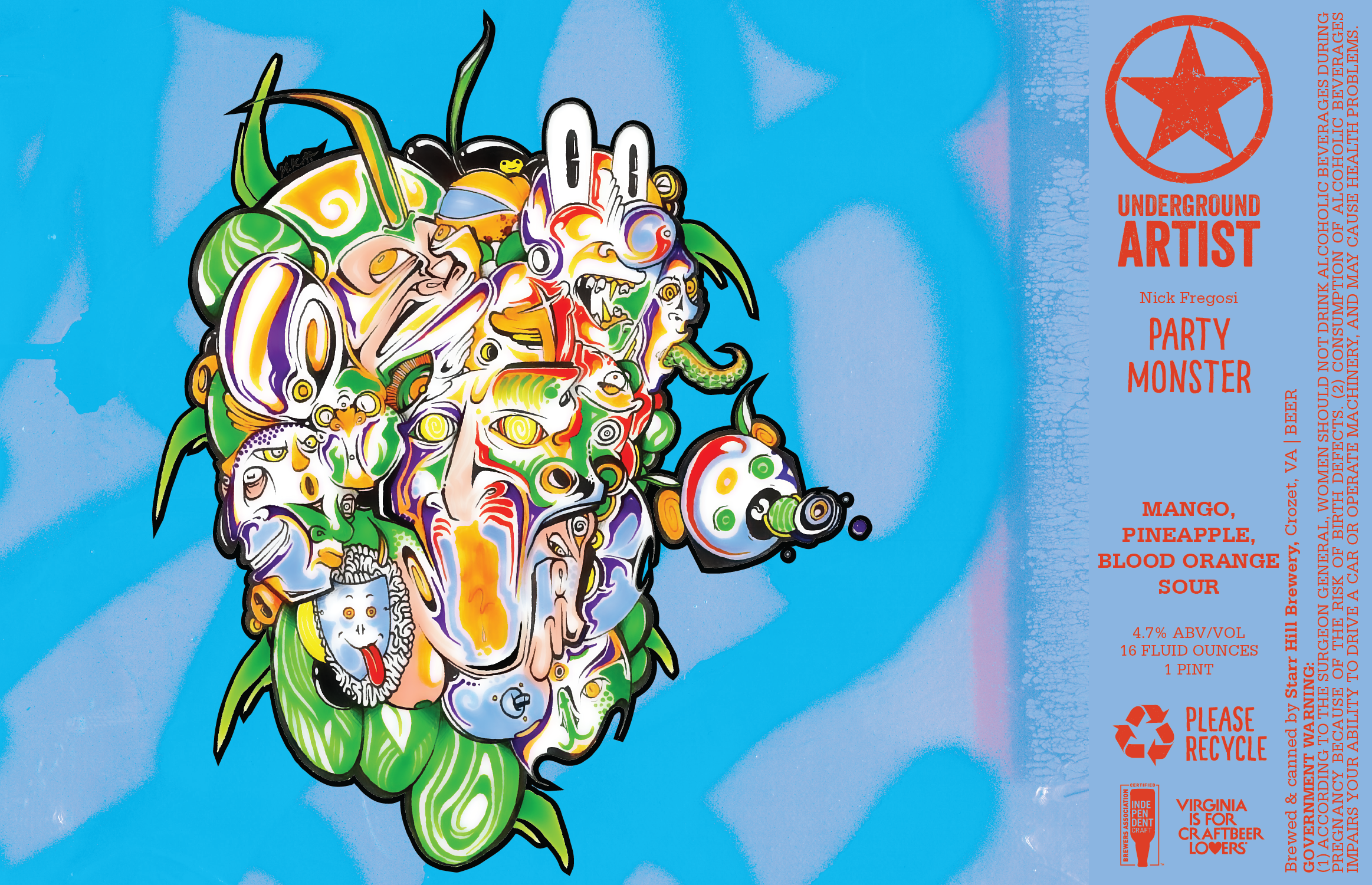 Underground Artist Series: Party Monster by Nick Ka'imi Fregosi