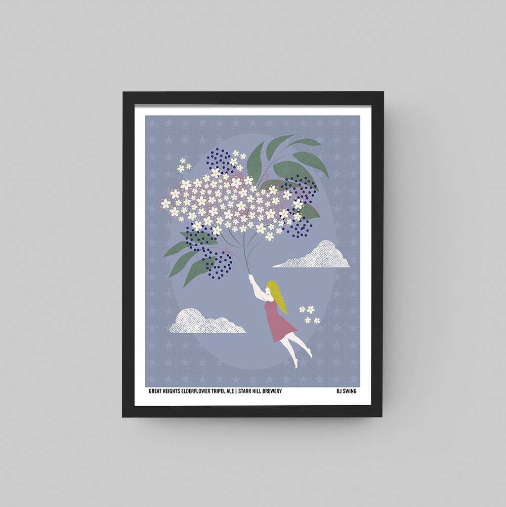 Great Heights Elderflower Tripel Ale Art Print