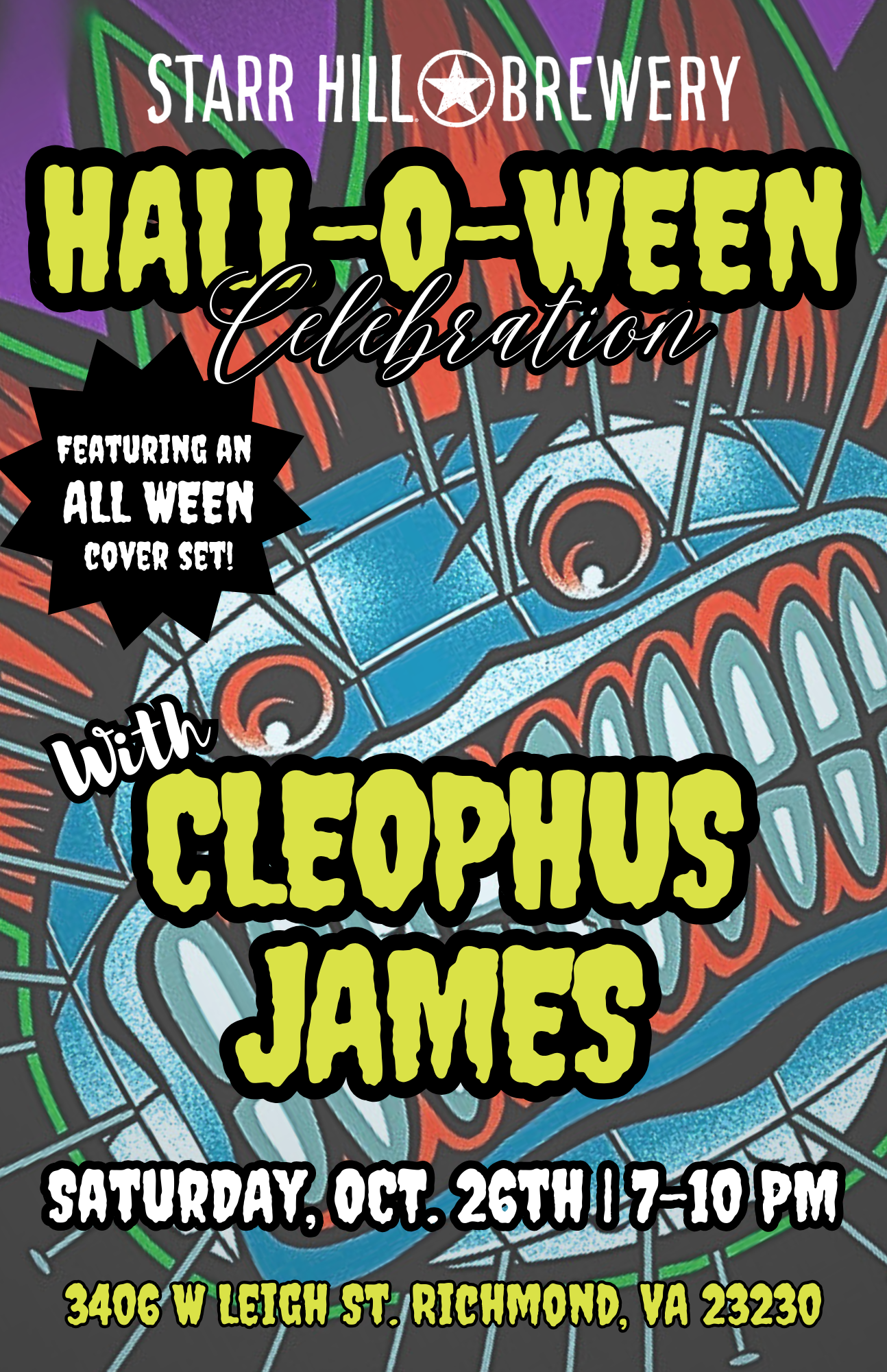 Live Music: Cleophus James as WEEN