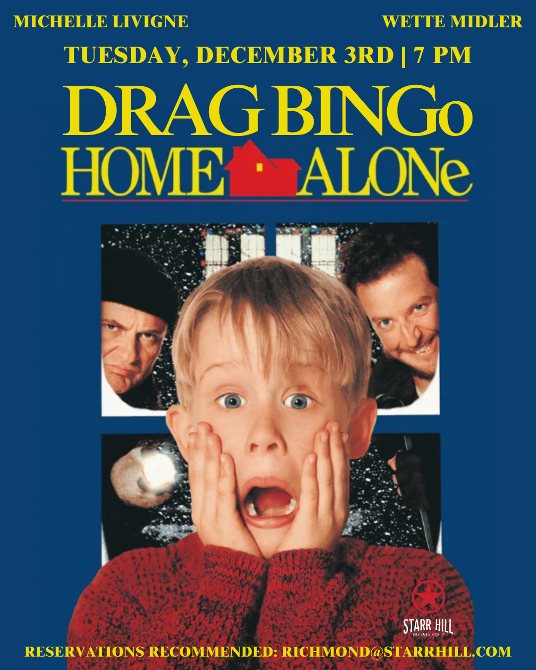 Drag Bingo: Home Alone with Michelle Livigne