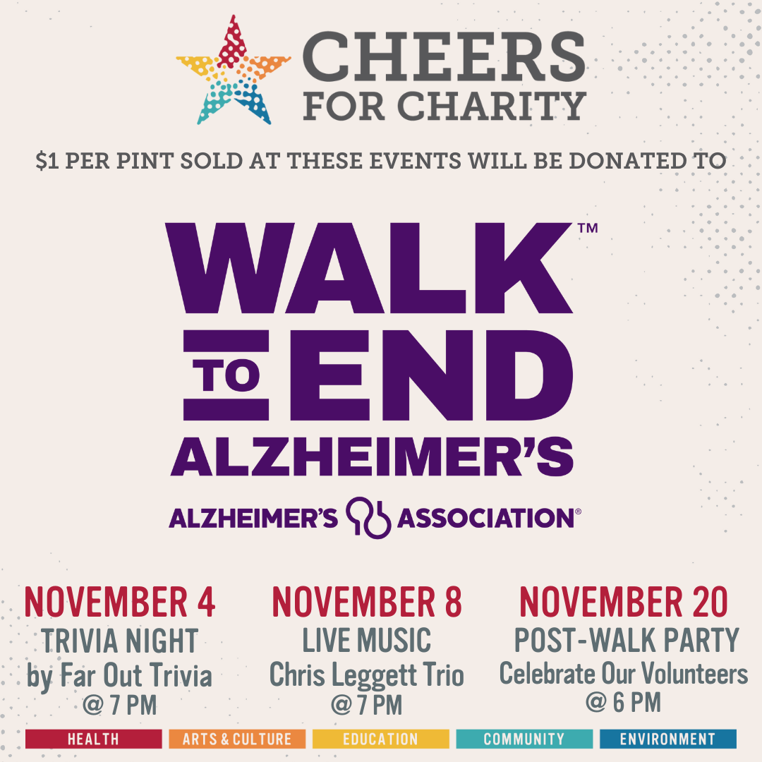 Cheers For Charity: Post-Walk Celebration &amp; Volunteer Appreciation