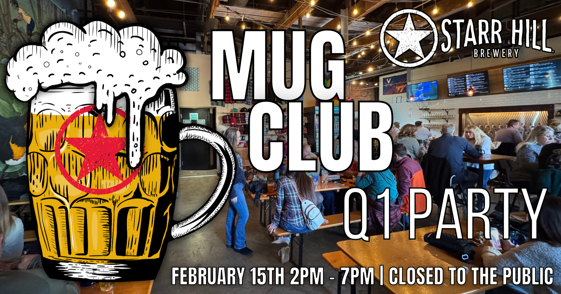 🍻 Roanoke All Starr Mug Club Q1 Party 🍻