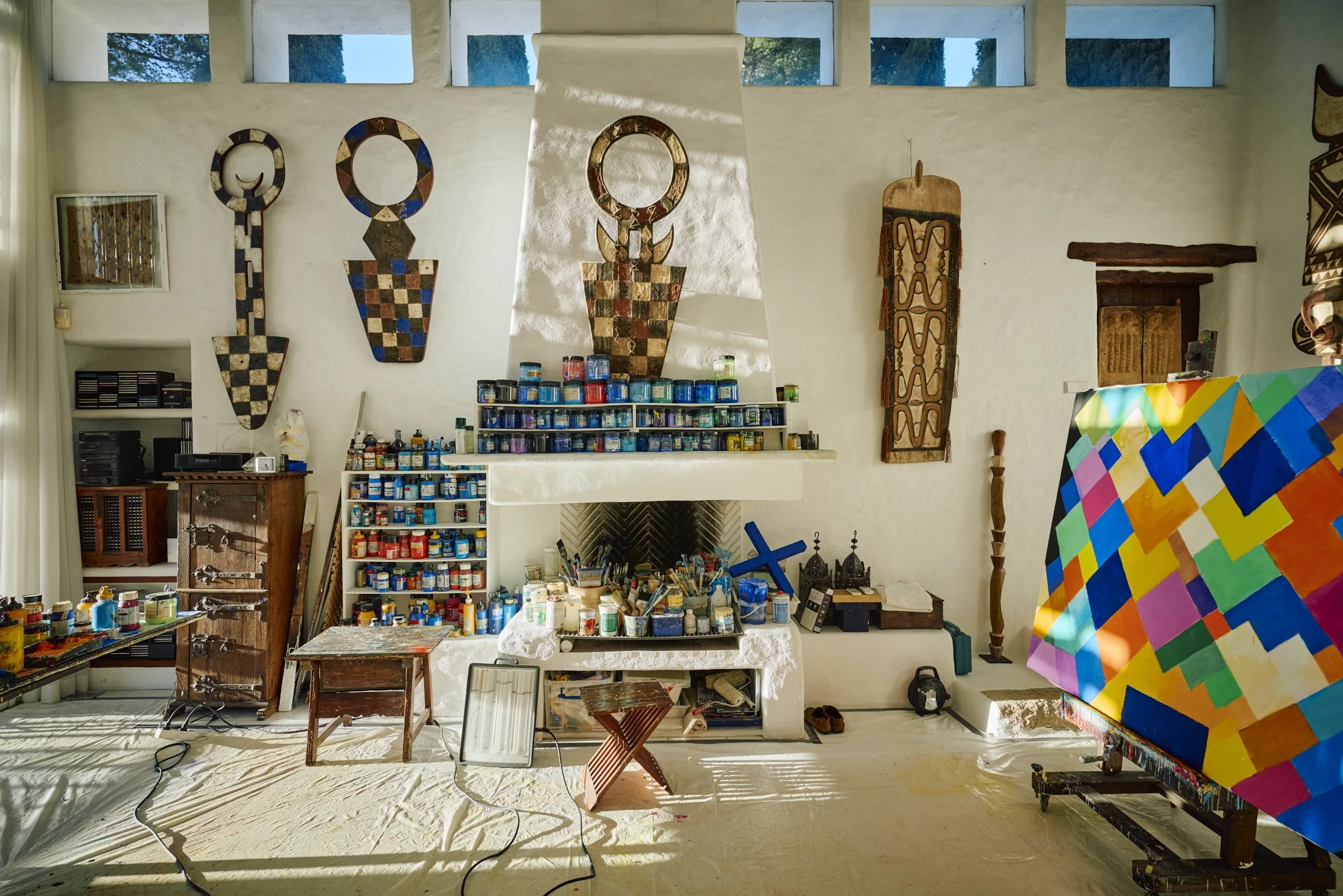 Heinz Mack ZERO Ibiza Residence and Atelier for HTSI. Photography by Daniel Schäfer