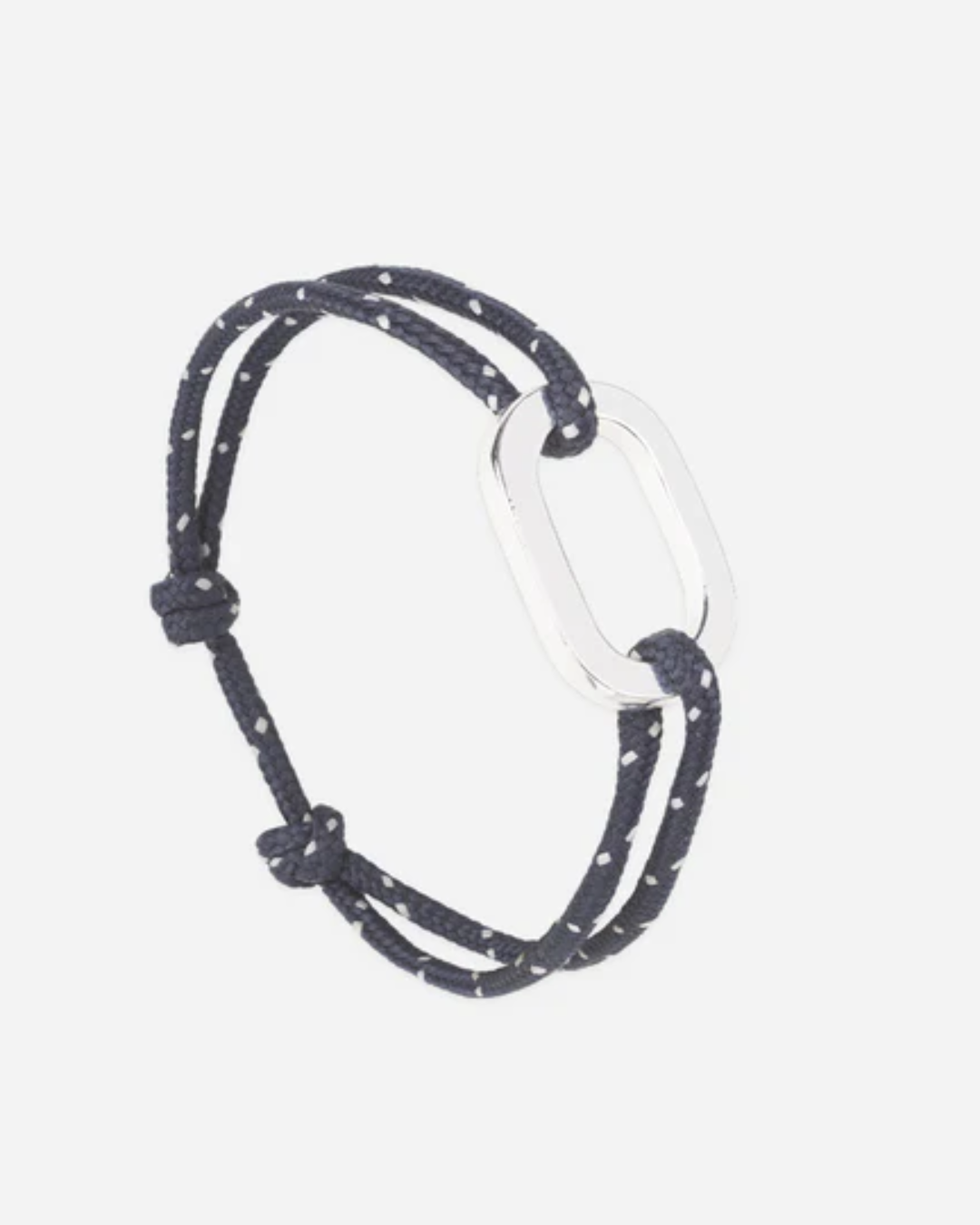 Le Vent à la Française - Bracelet Maillon Plat 22mm Plaqué Argent