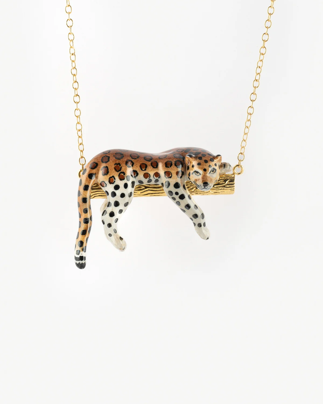 Nach - Collier léopard sur branche