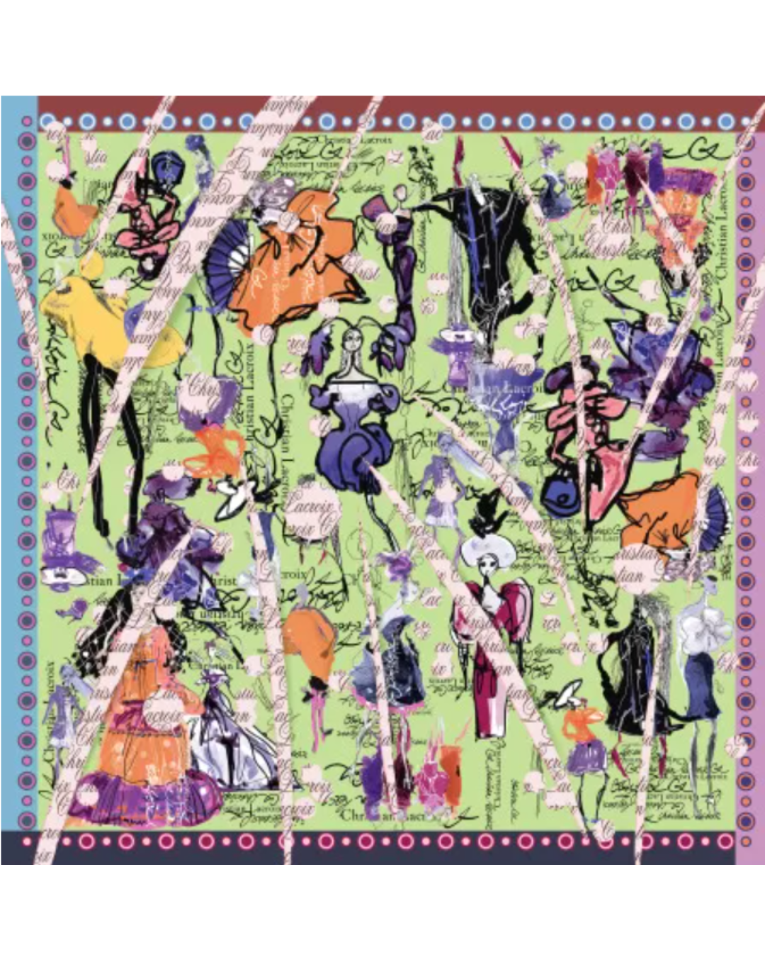 Christian Lacroix - Carré en soie Transgression