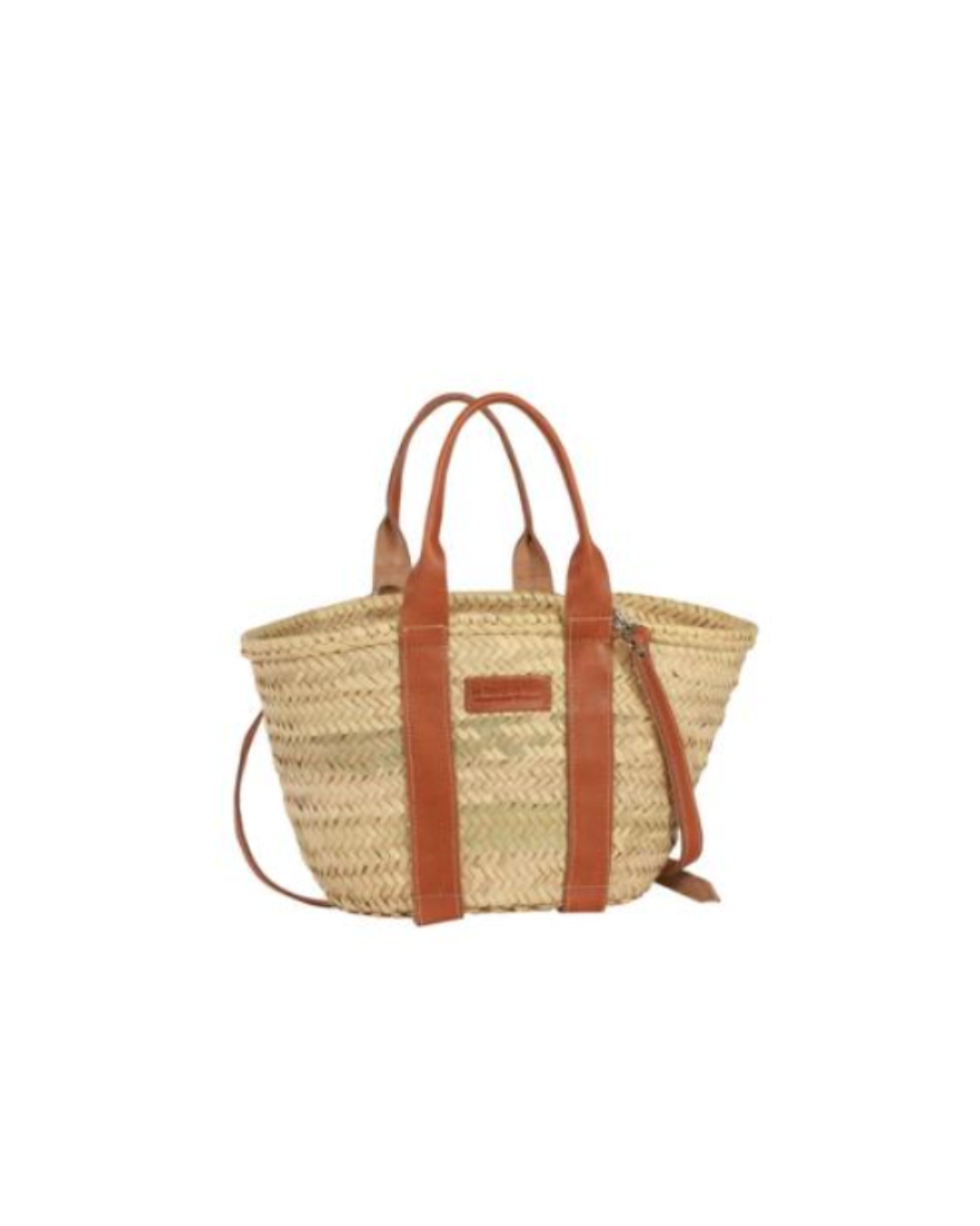 Le Voyage en Panier - Petit panier naturel tendance double anses cuir