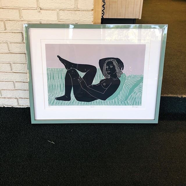 It was so exciting to frame this @ellenvonwiegand print for our customer. Fresh from London and framed in Memphis, TN. Do you have any precious art pieces you&rsquo;ve been coveting and need to frame? Swing by, we&rsquo;re open and taking appointment