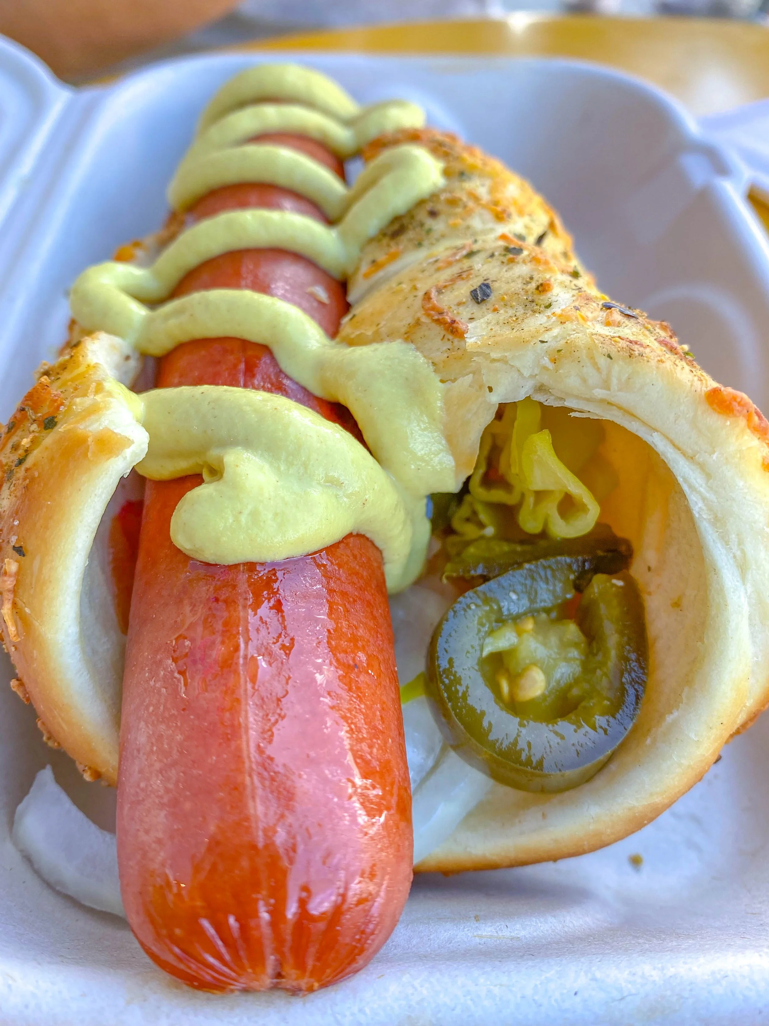 Hot Dog Chimney Cake from Rollin St.