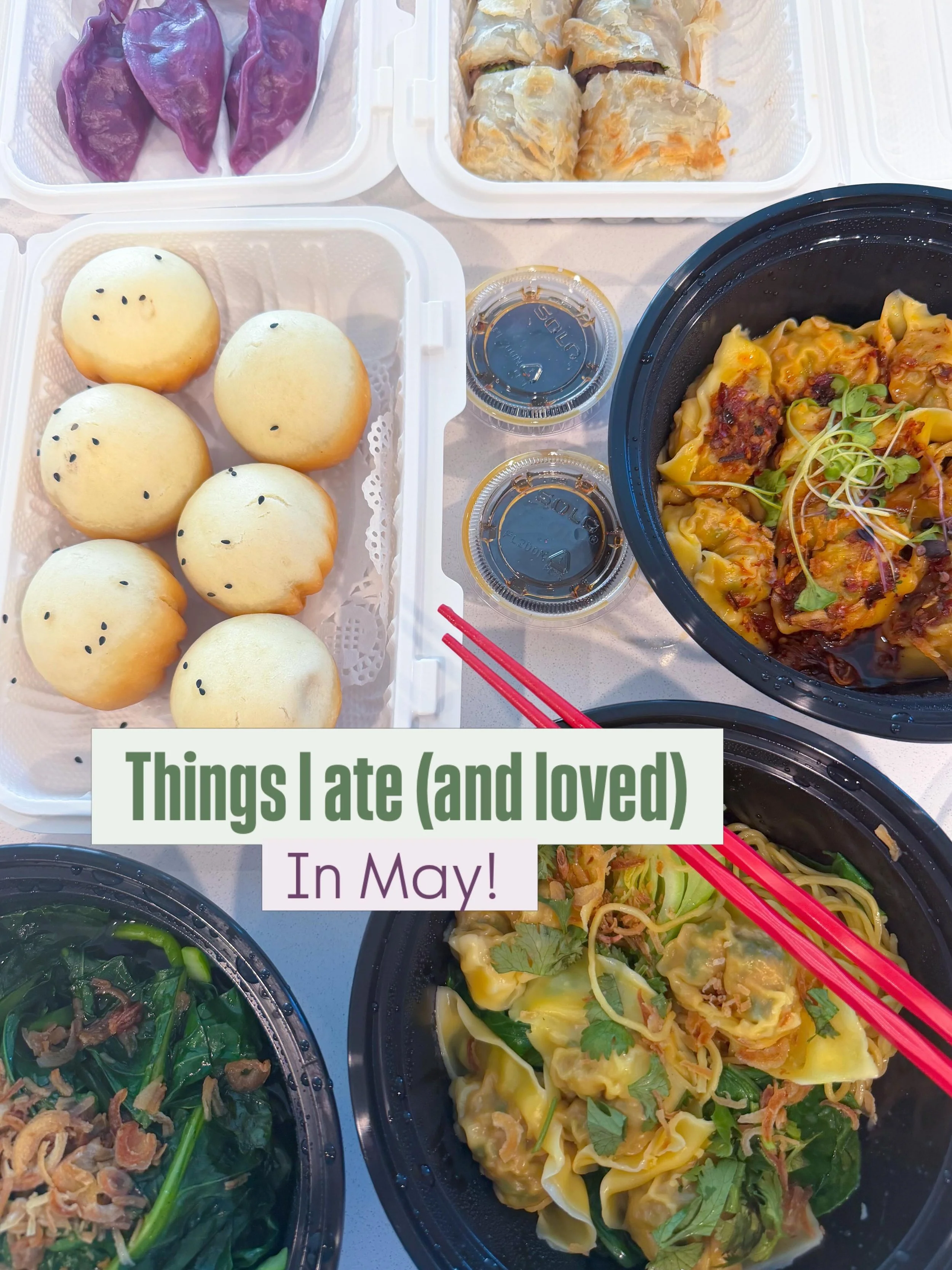 🫶🏼May was jam packed; my first Mother&rsquo;s Day with a lovely stay at the @ggresortandclub, Vegas for BTS (still recovering from the fun), plenty of meals out and lots of cooking cozy meals at home. 

The highlights:
🥟 dumplings from @nanasdimsu