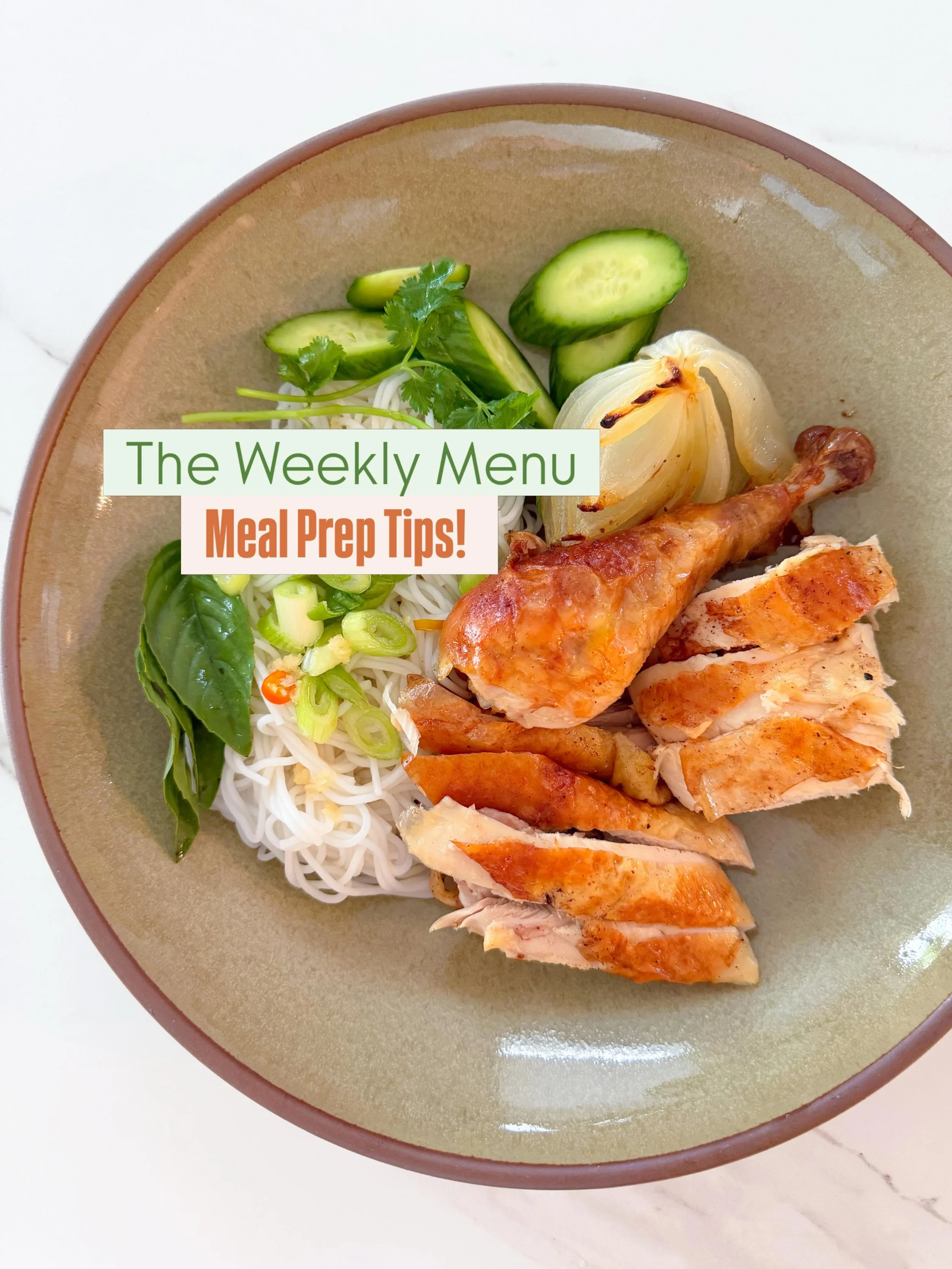 🍽️ One of my favorite things to do every week is plan our meals and grocery shop accordingly. Swipe through for my tips! 

That surely sounds like a nightmare to some people 😂 but having a plan is honestly how we eat well during the week.

A few th