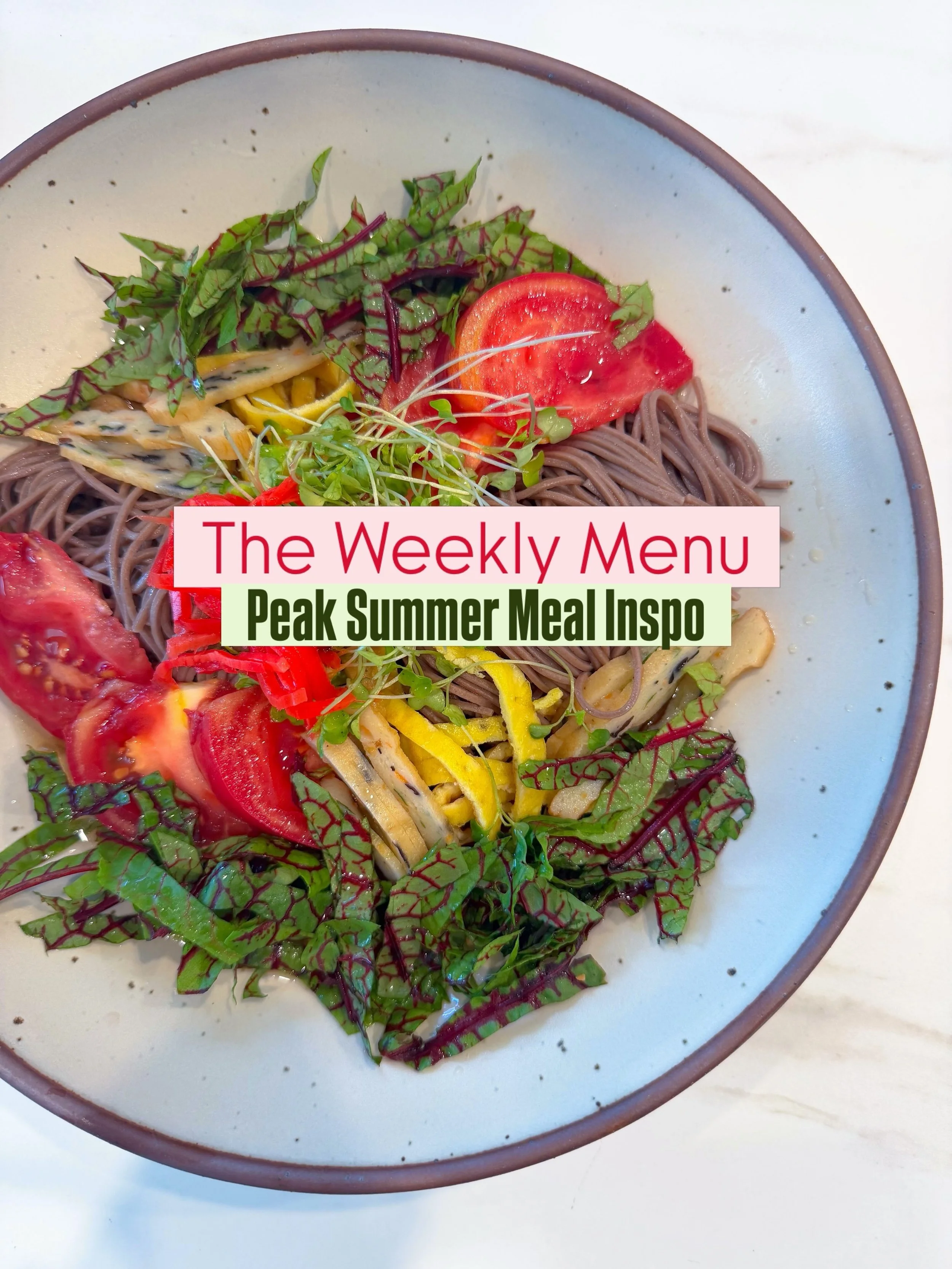 🍦Summer cooking is all about grilling, using fresh ingredients and eating ice cream, of course. 

For some inspo that&rsquo;s light on the cooking, I always love; cold noodle bowls, big salads, grilled proteins and meals that don&rsquo;t require spe