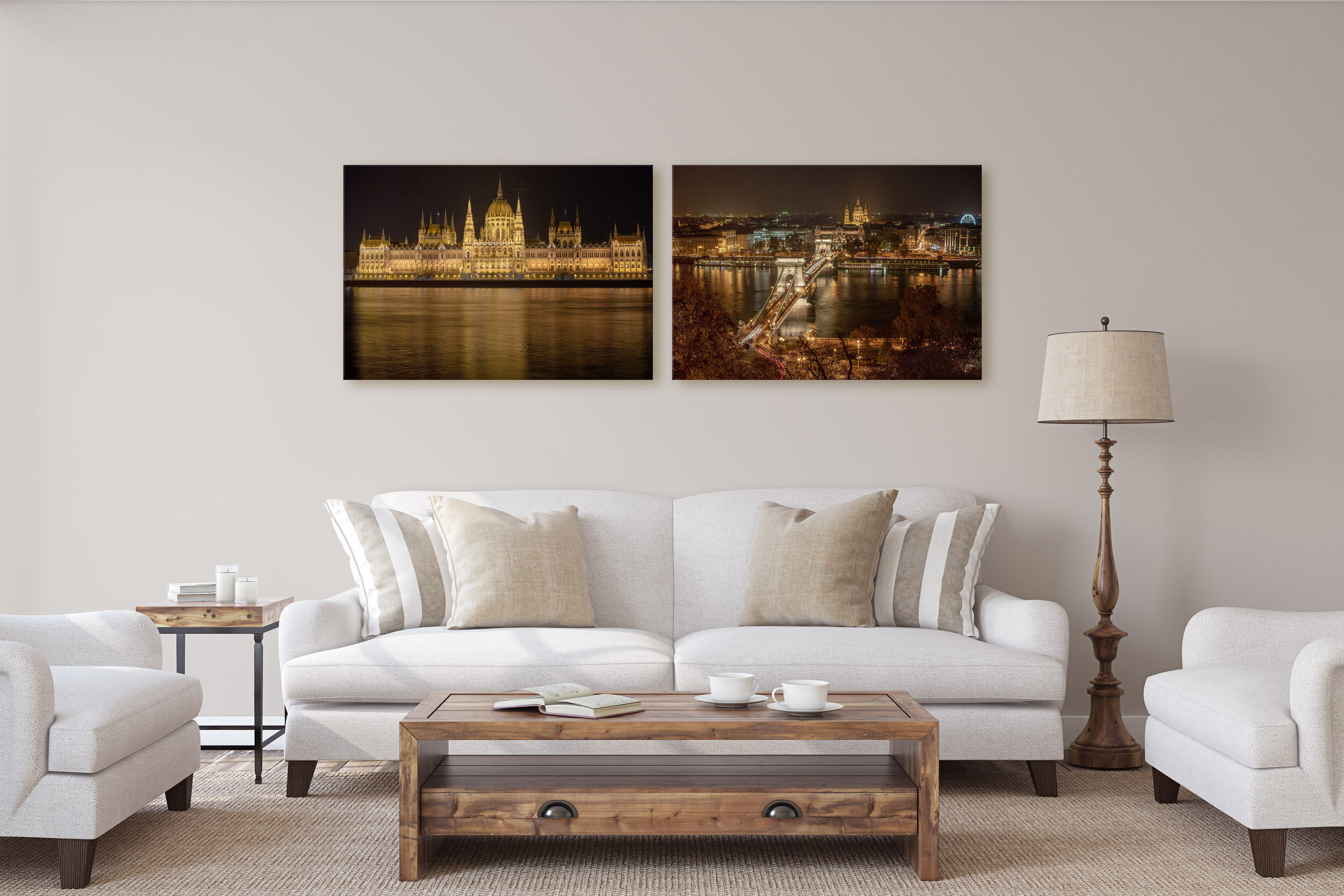 Small Budapest gallery in living room