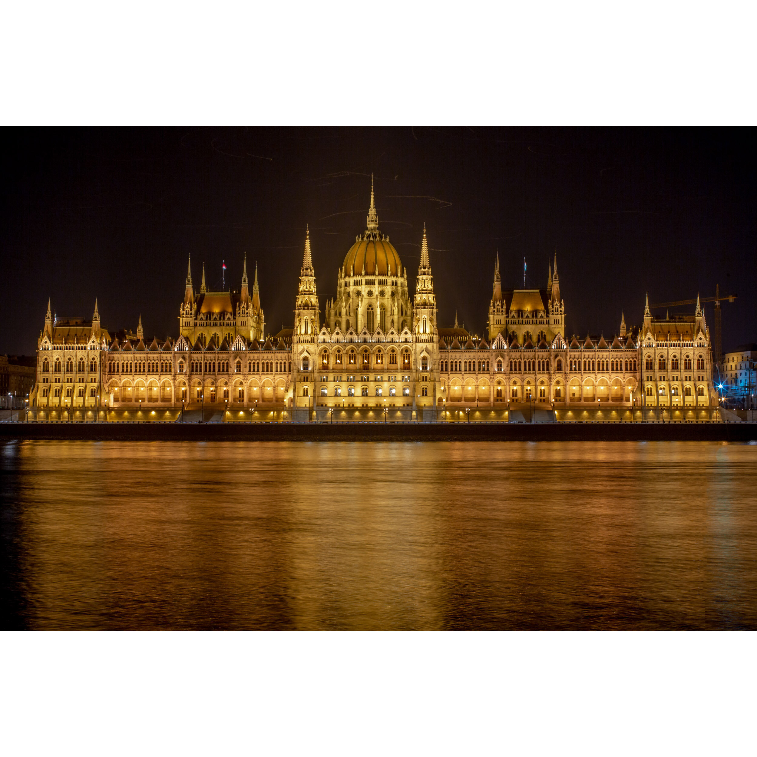 Hungarian Parliament Building In Pest