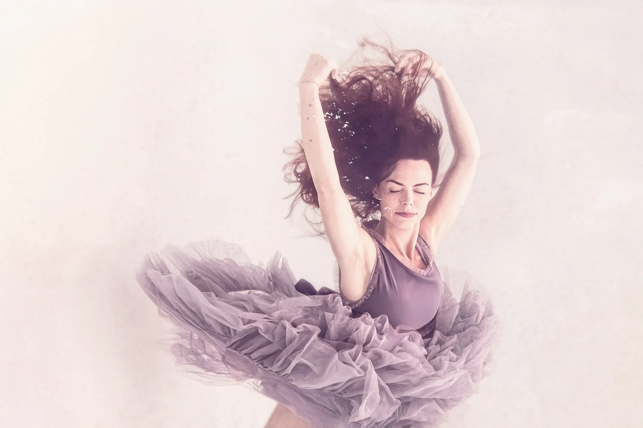 Weightless Grace | Soft Illumination – Fine Art Underwater Photograph