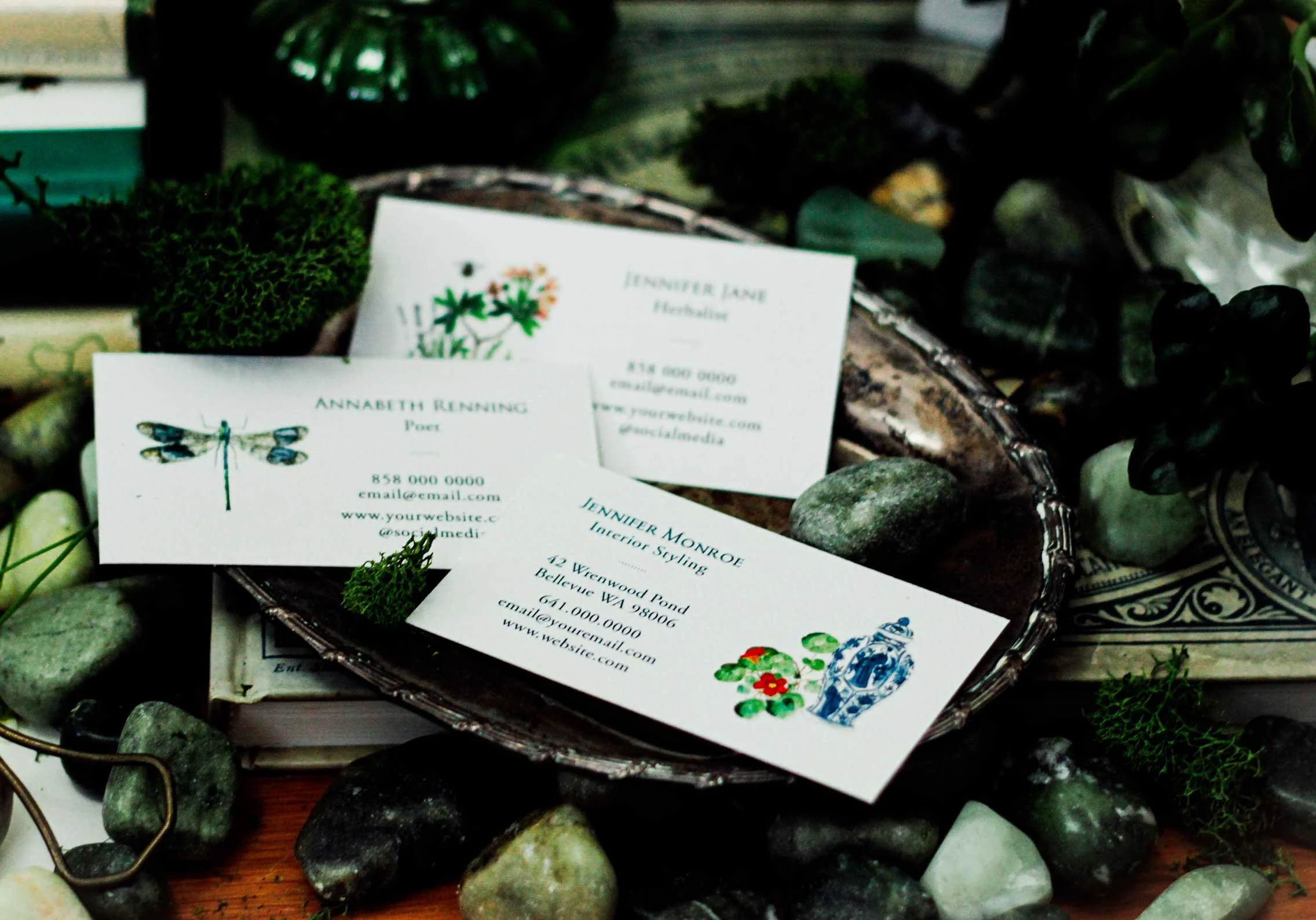 Illustrated Business Cards