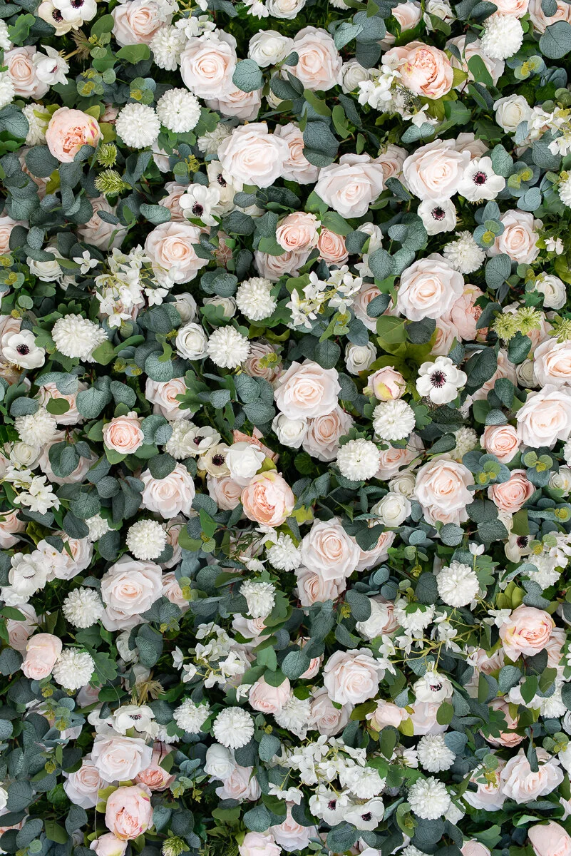 Houston Flower Wall Rentals available in Austin, San Antonio and beyond