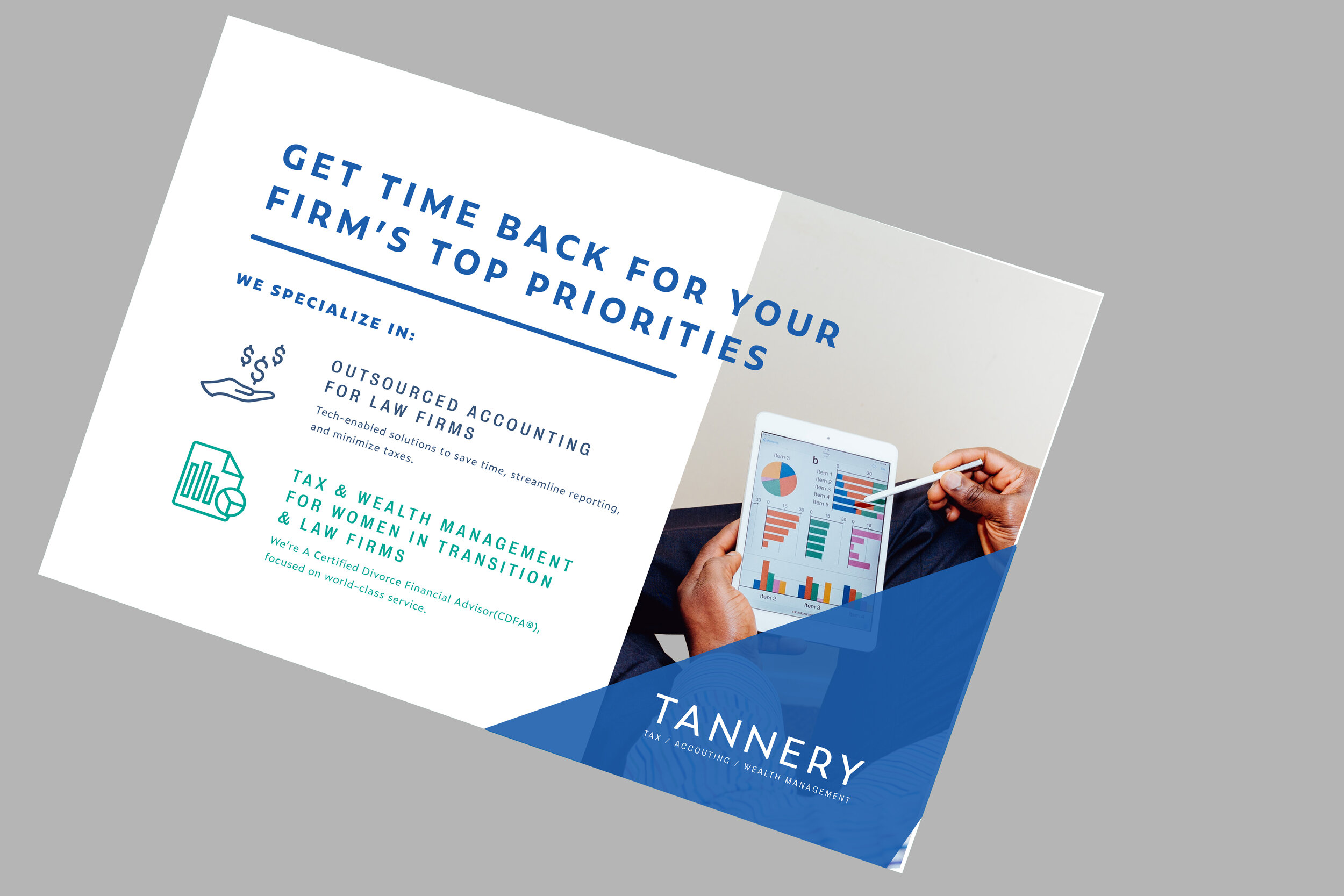 Branded One-Pager by Dallas Branding Agency and Marketing Agency