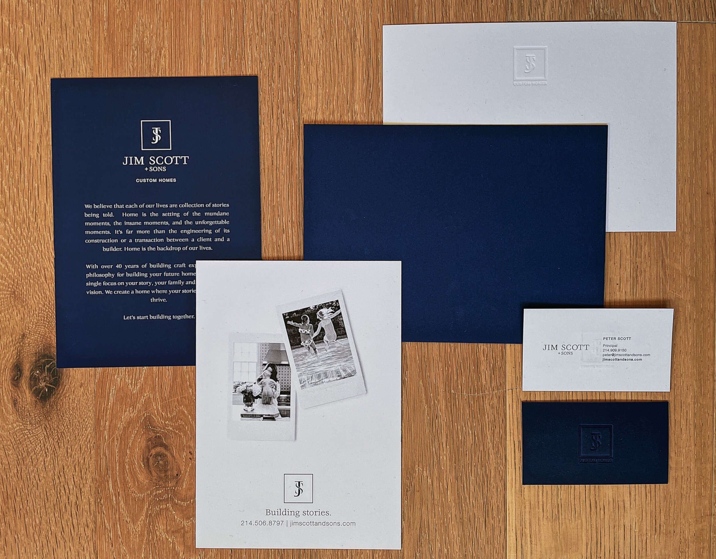 Branded Stationery Business Card and Printed Collateral Mockup