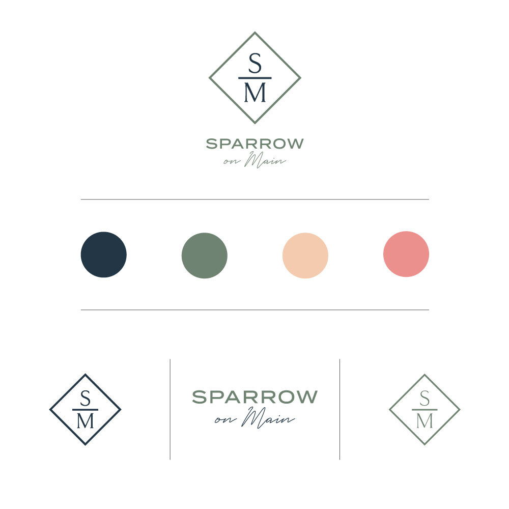 Logo Variations and Color Palette by Dallas Brand Agency and Marketing Agency