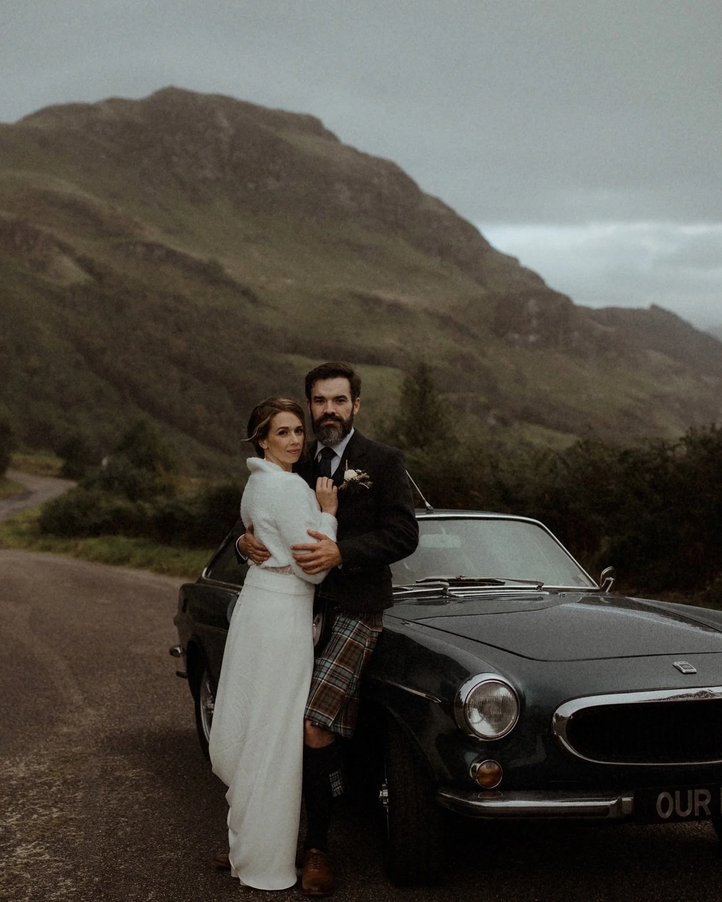 Where James Bond meets Outlander. 🌿

The sound of bagpipes filled the air as Lisa &amp; Will made their way across the ramparts of Eilean Donan Castle, surrounded by their closest family and friends. 

The wind moved through the ancient stone, weavi
