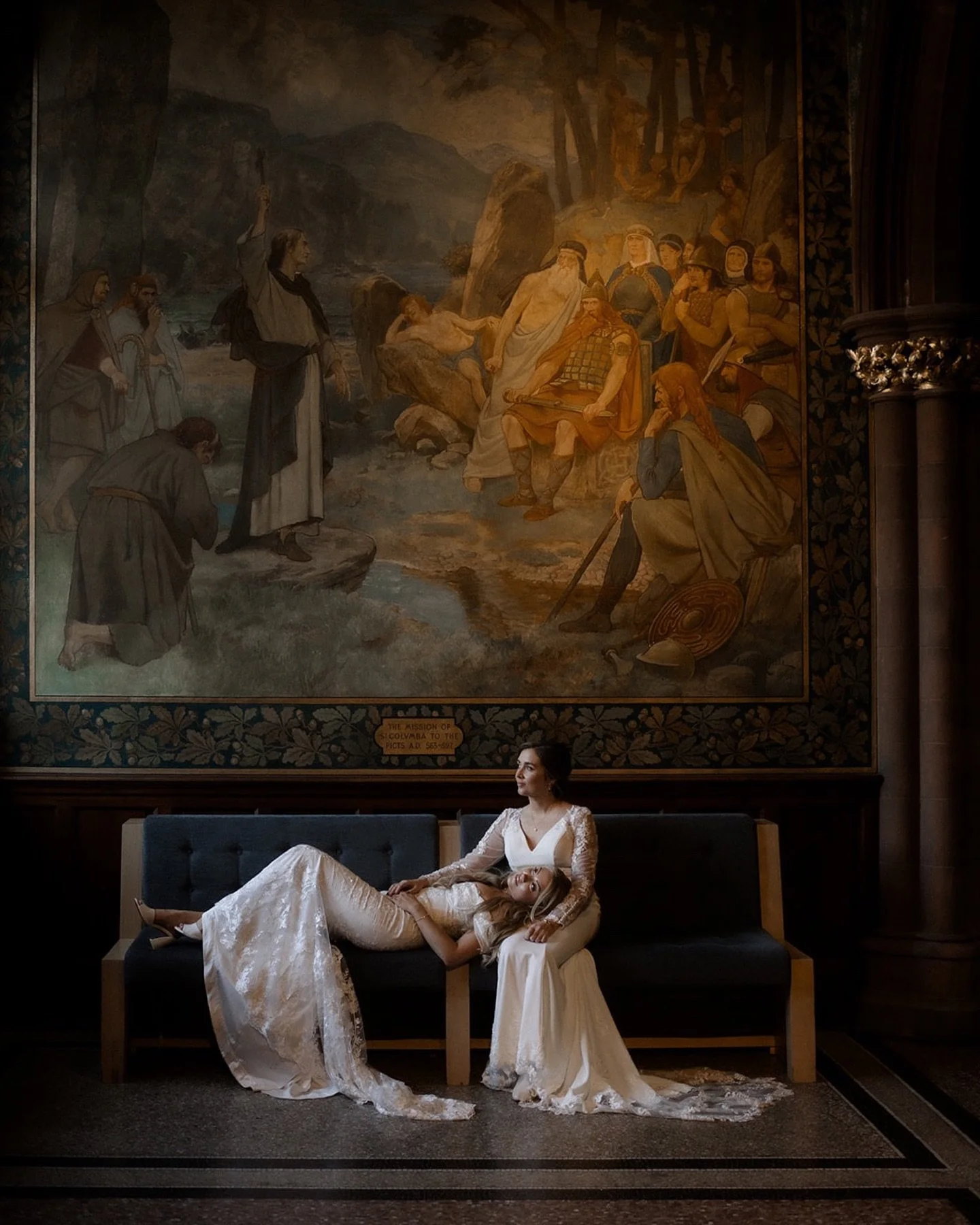 Like a chapter from a Shakespearean novel. ✨

Sydney and Valerie&rsquo;s love ran true. It felt like a renaissance painting come to life. Bold, elegant and alive with movement. Beneath vaulted ceilings and through corridors of timeless grandeur, they